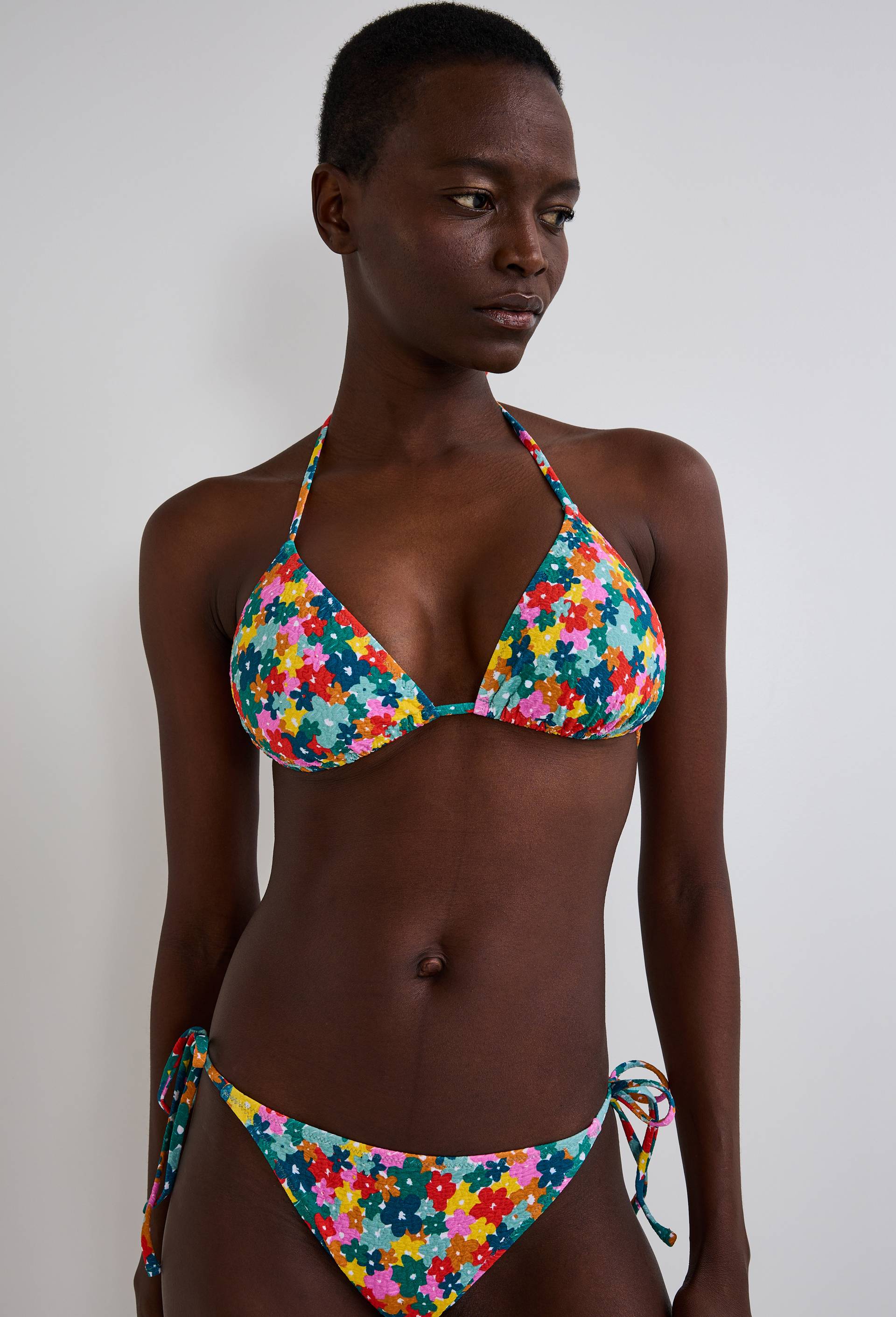 Haut de maillot de bain INDIA, Vert foncé, large image number 0