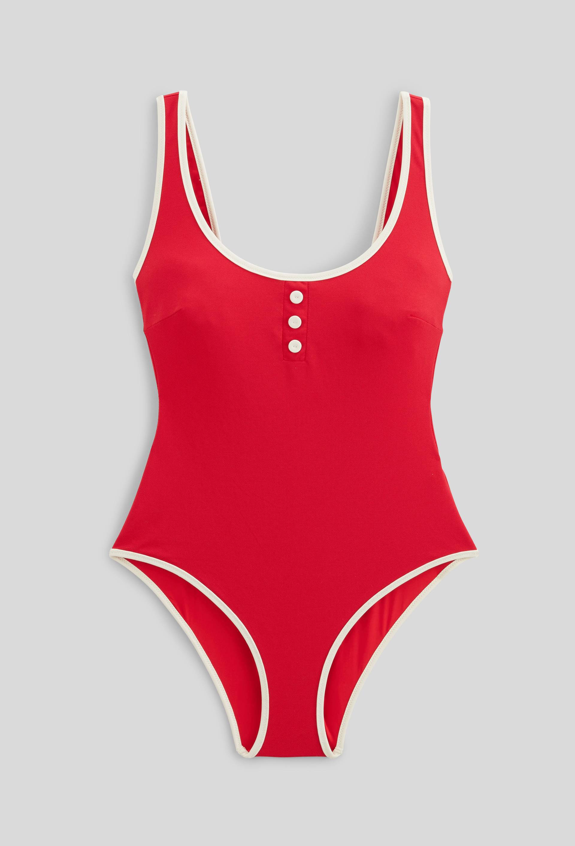 Maillot de bain 1 pi&egrave;ce CROISIERE, Rouge, large image number 3