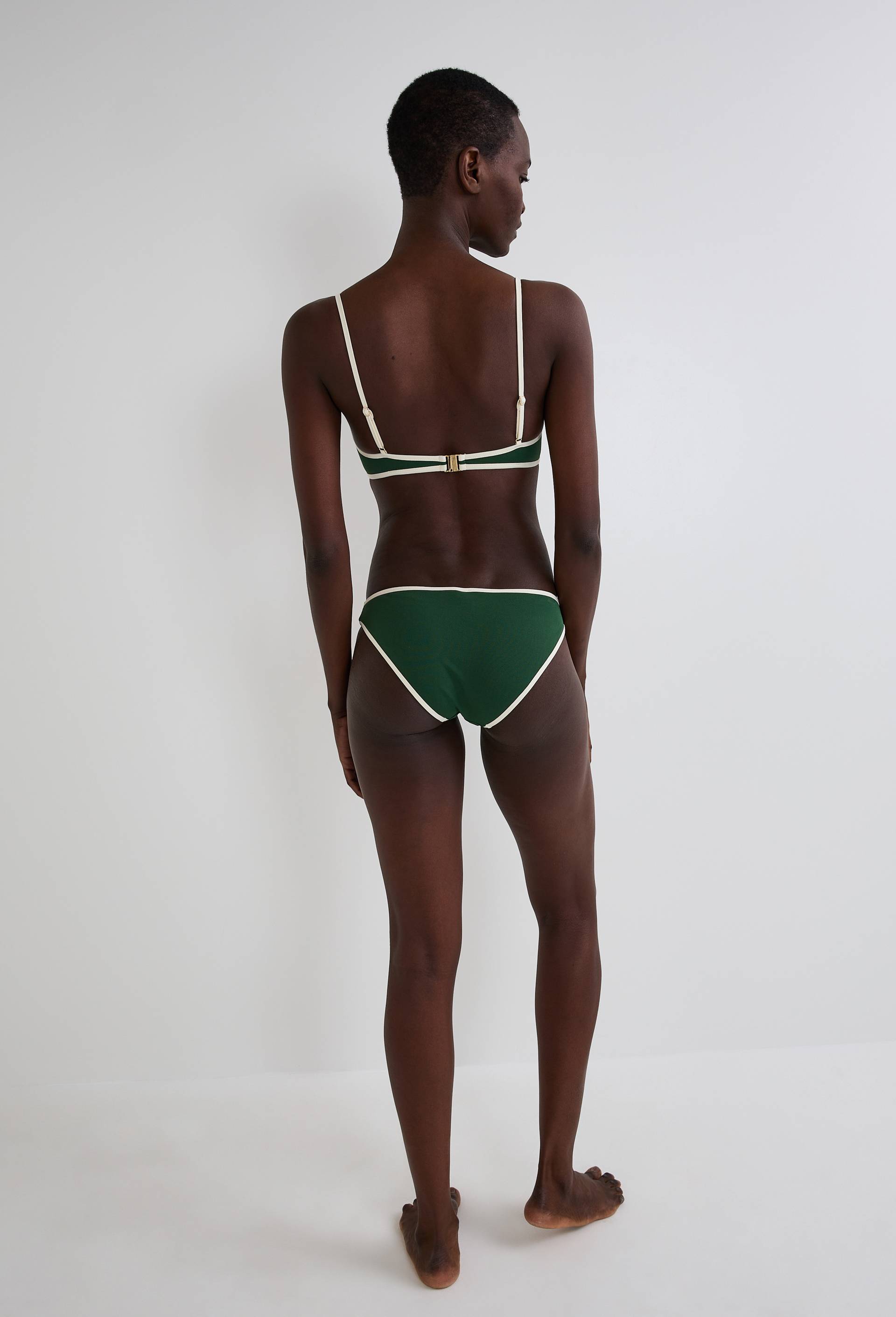 Haut de maillot de bain CROISIERE, Vert fonc&eacute;, large image number 1