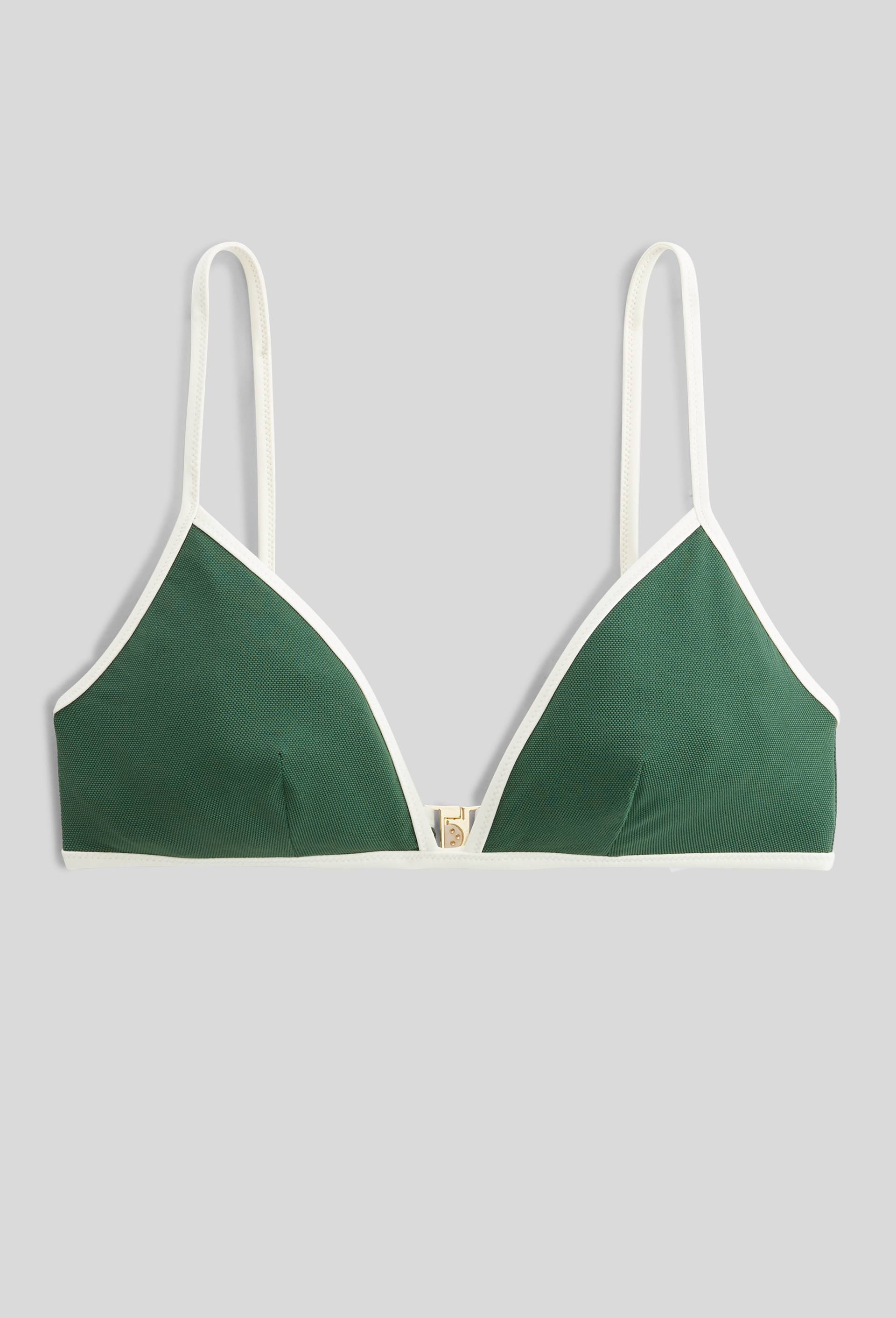 Haut de maillot de bain CROISIERE, Vert fonc&eacute;, large image number 2
