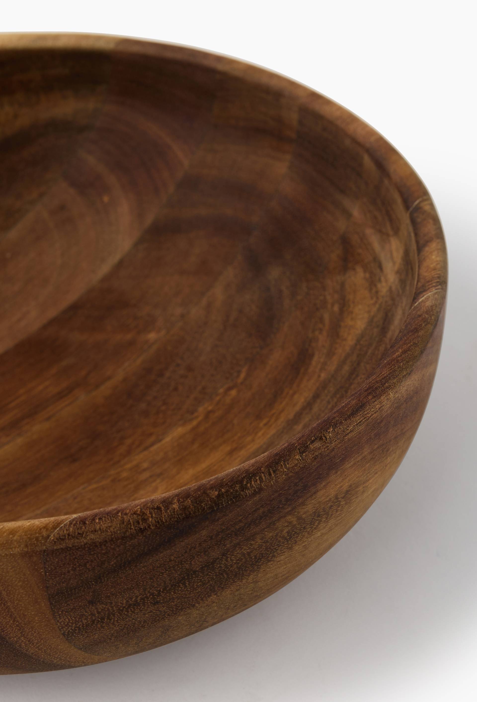 Bol 20cm, bois d'acacia, Brun, large image number 1