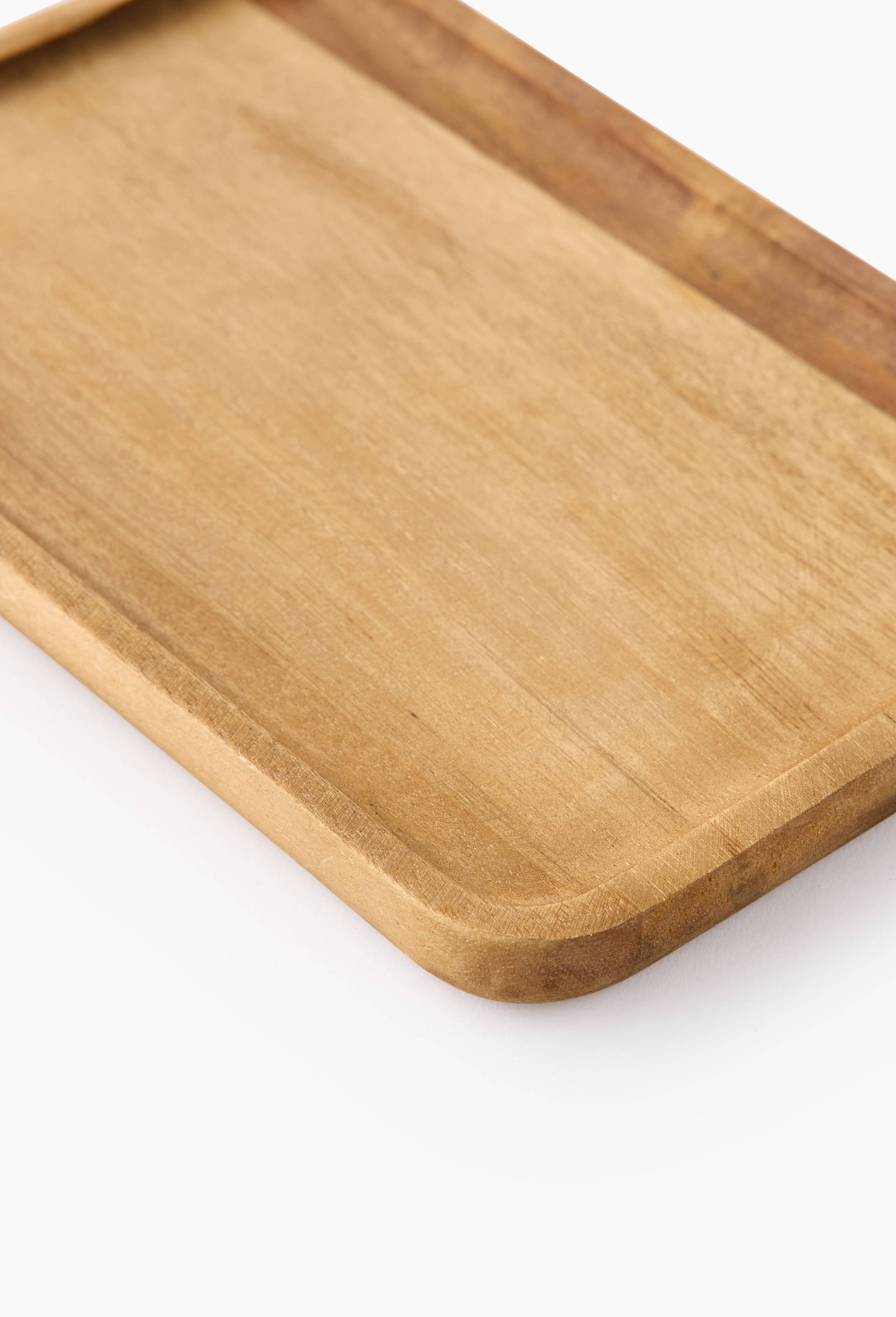 Plateau 19x13cm, bois d'acacia, Brun, large image number 1