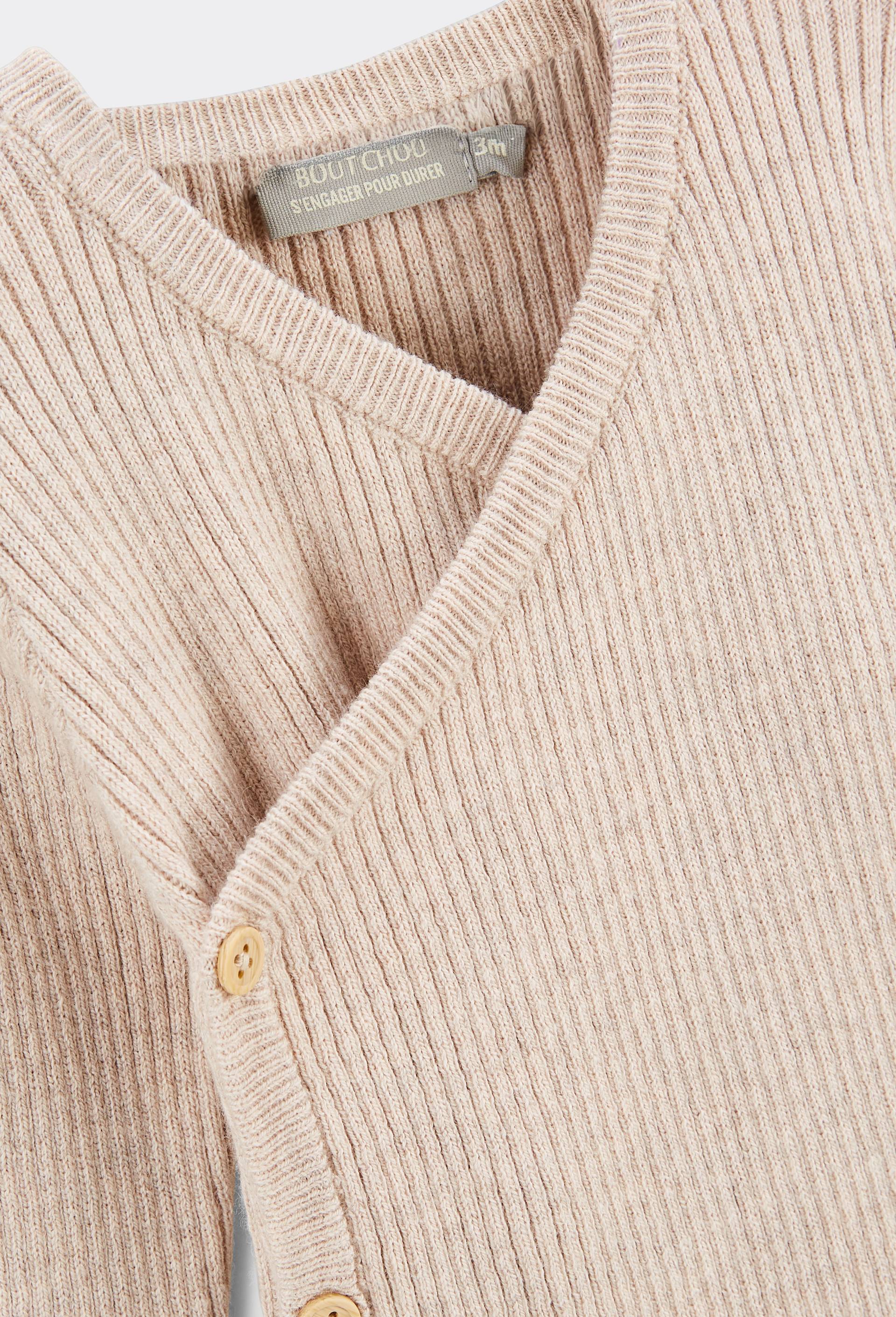 Combinaison longue en tricot, Beige, large image number 2