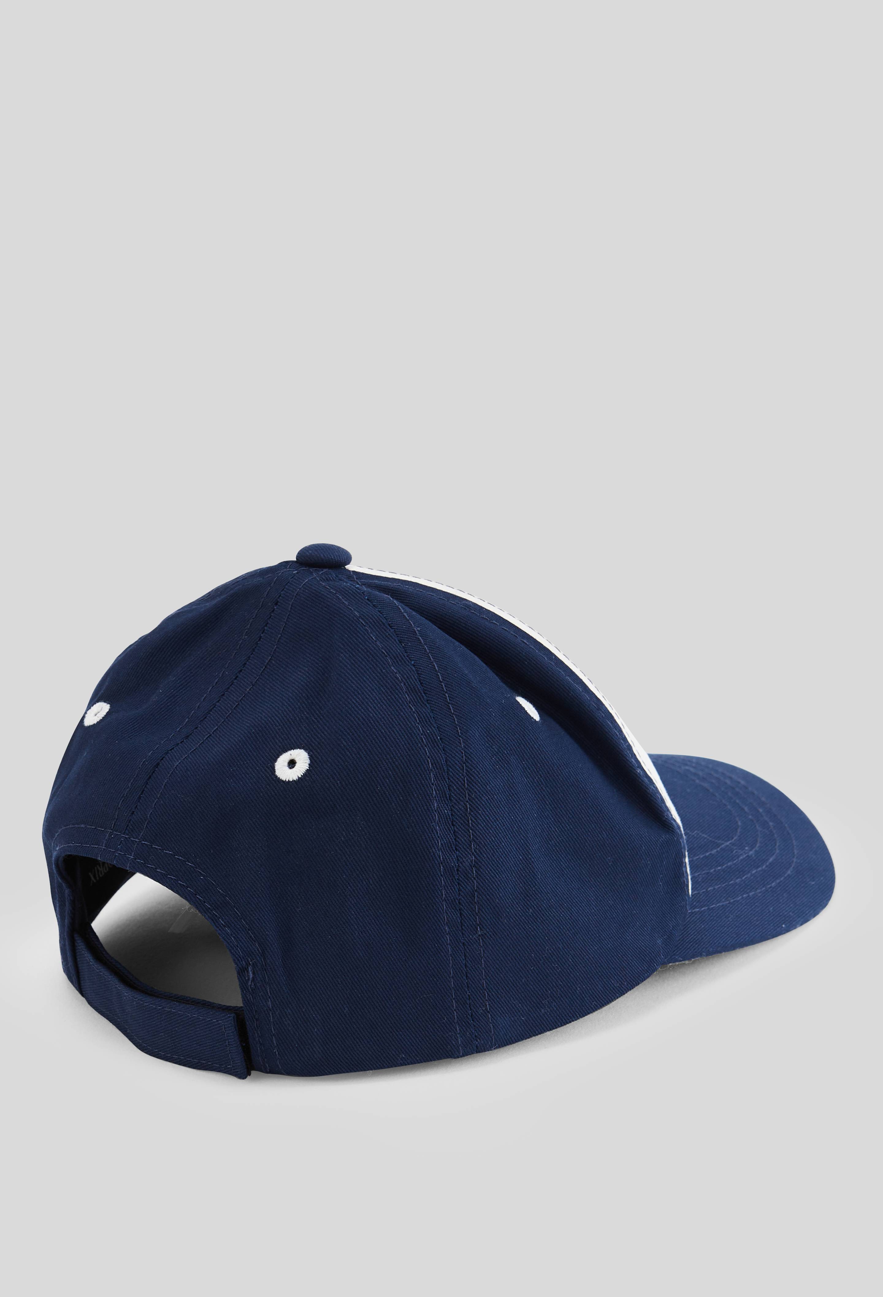 Casquette bicolore en coton, Bleu fonc&eacute;, large image number 1