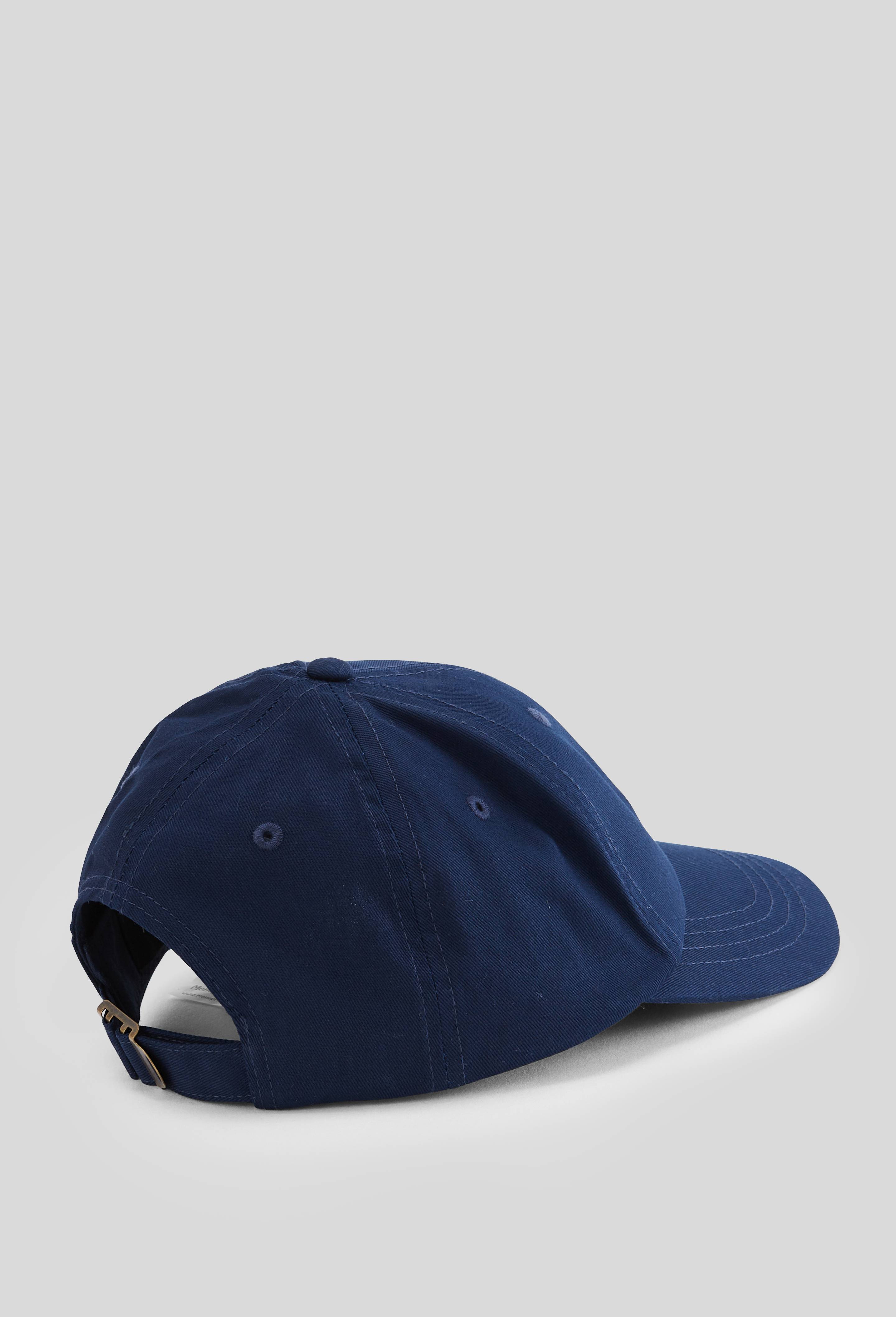 Casquette brod&eacute;e en coton, Bleu fonc&eacute;, large image number 1