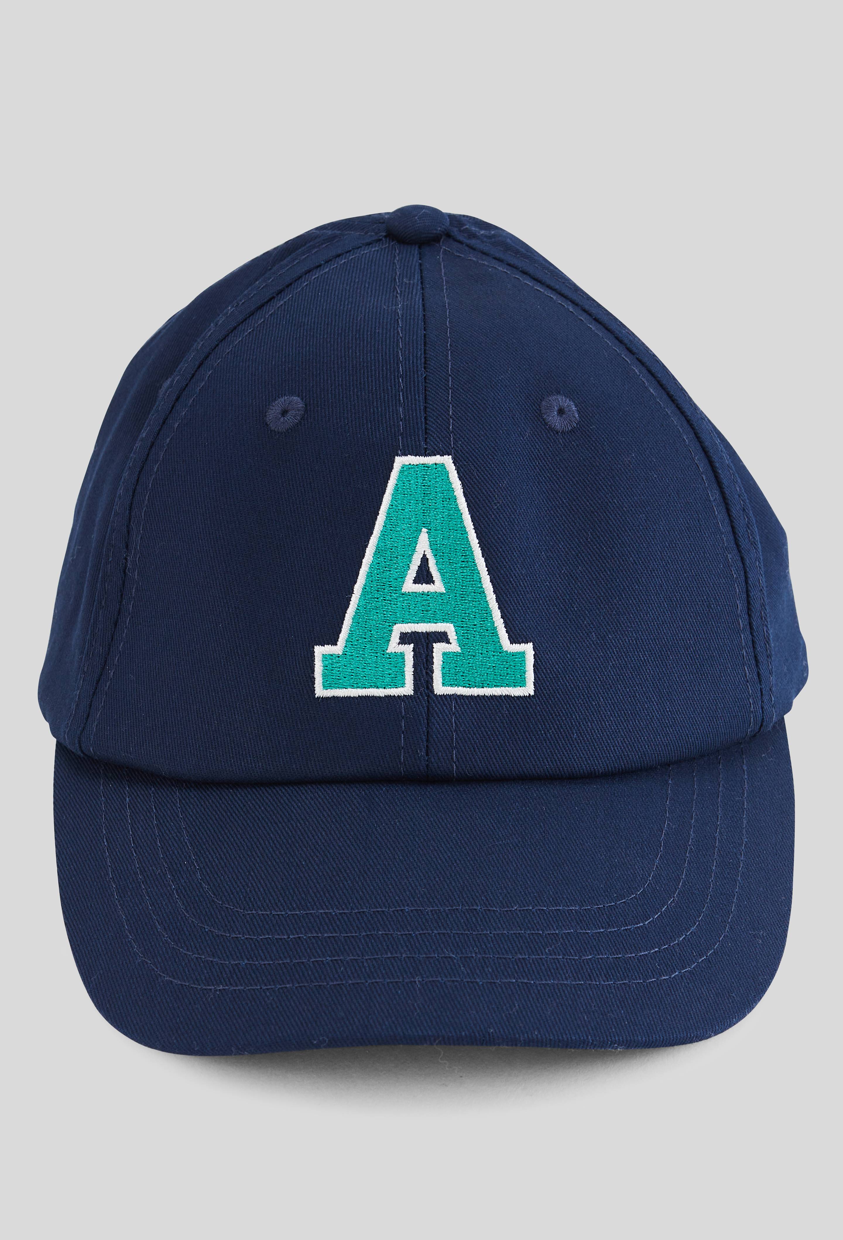 Casquette brod&eacute;e en coton, Bleu fonc&eacute;, large image number 2