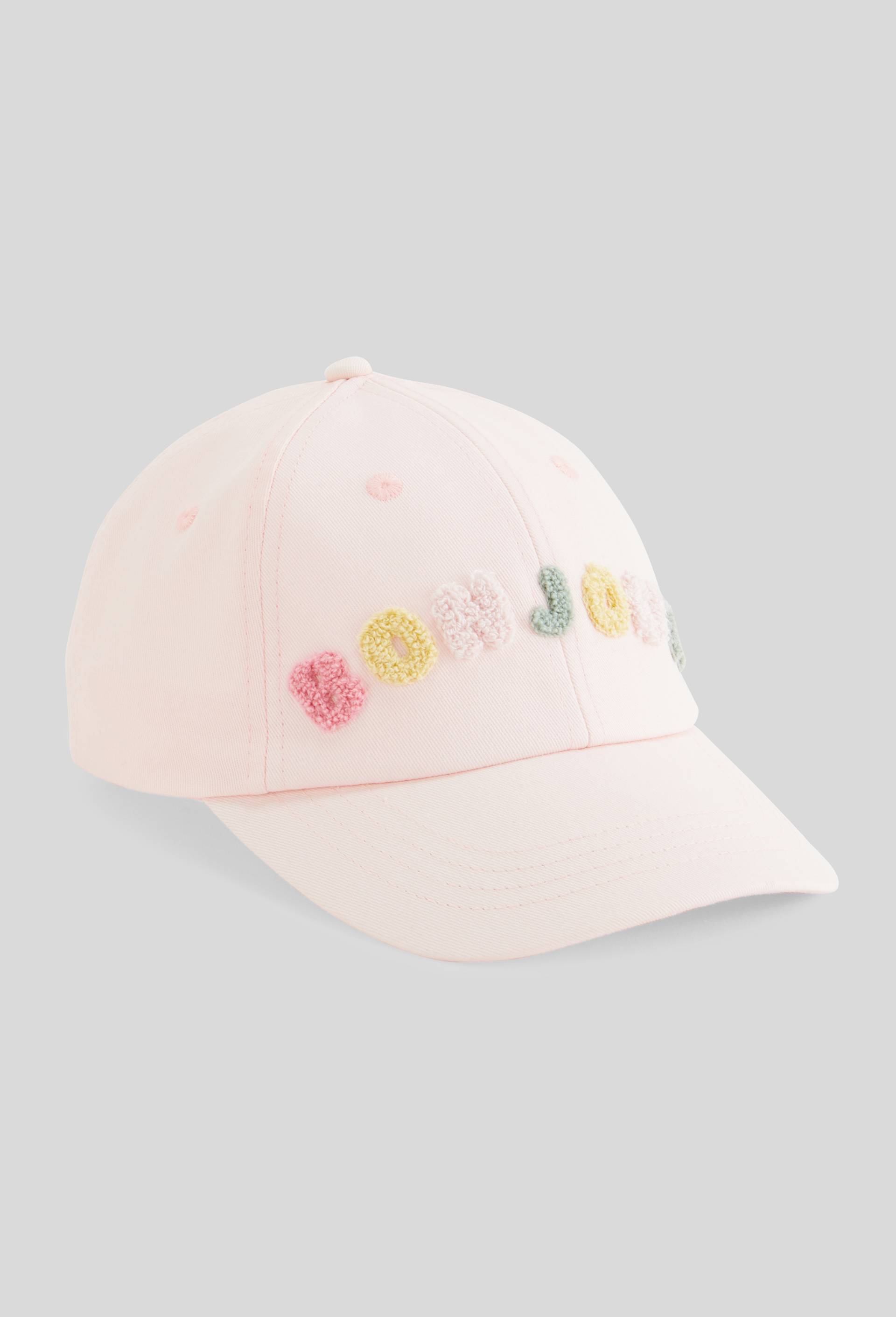 Casquette message bouclette en coton, Rose clair, large image number 0