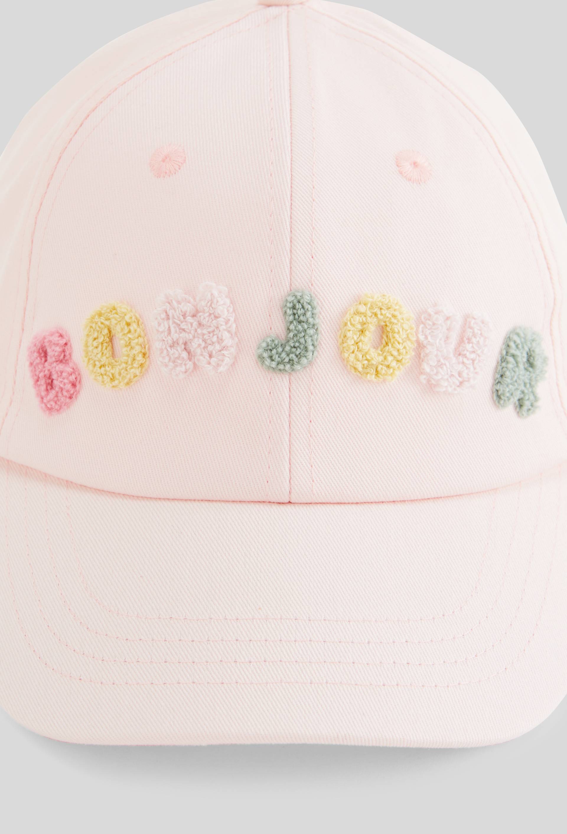 Casquette message bouclette en coton, Rose clair, large image number 2