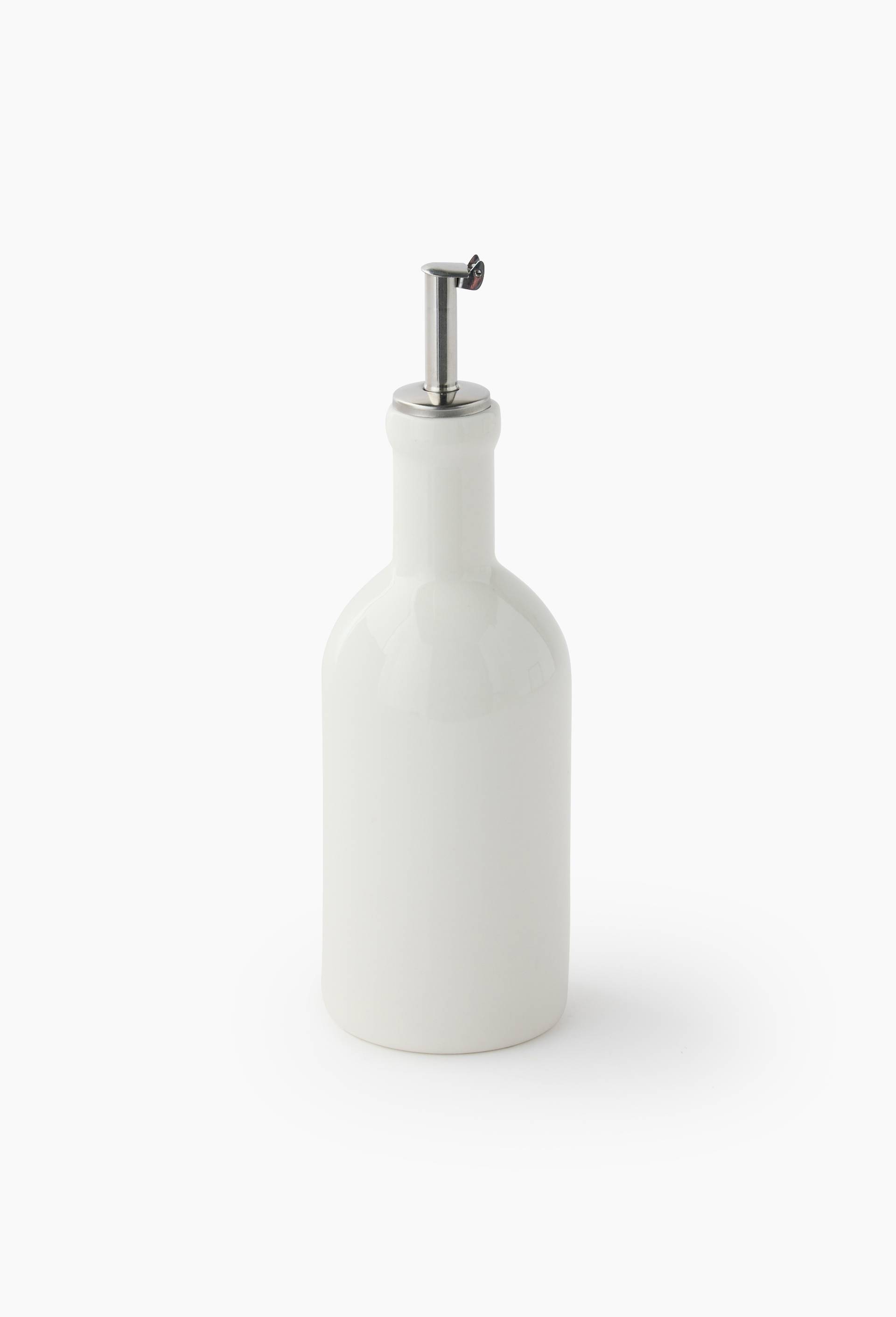 Bouteille à huile en céramique, Blanc, large image number 0