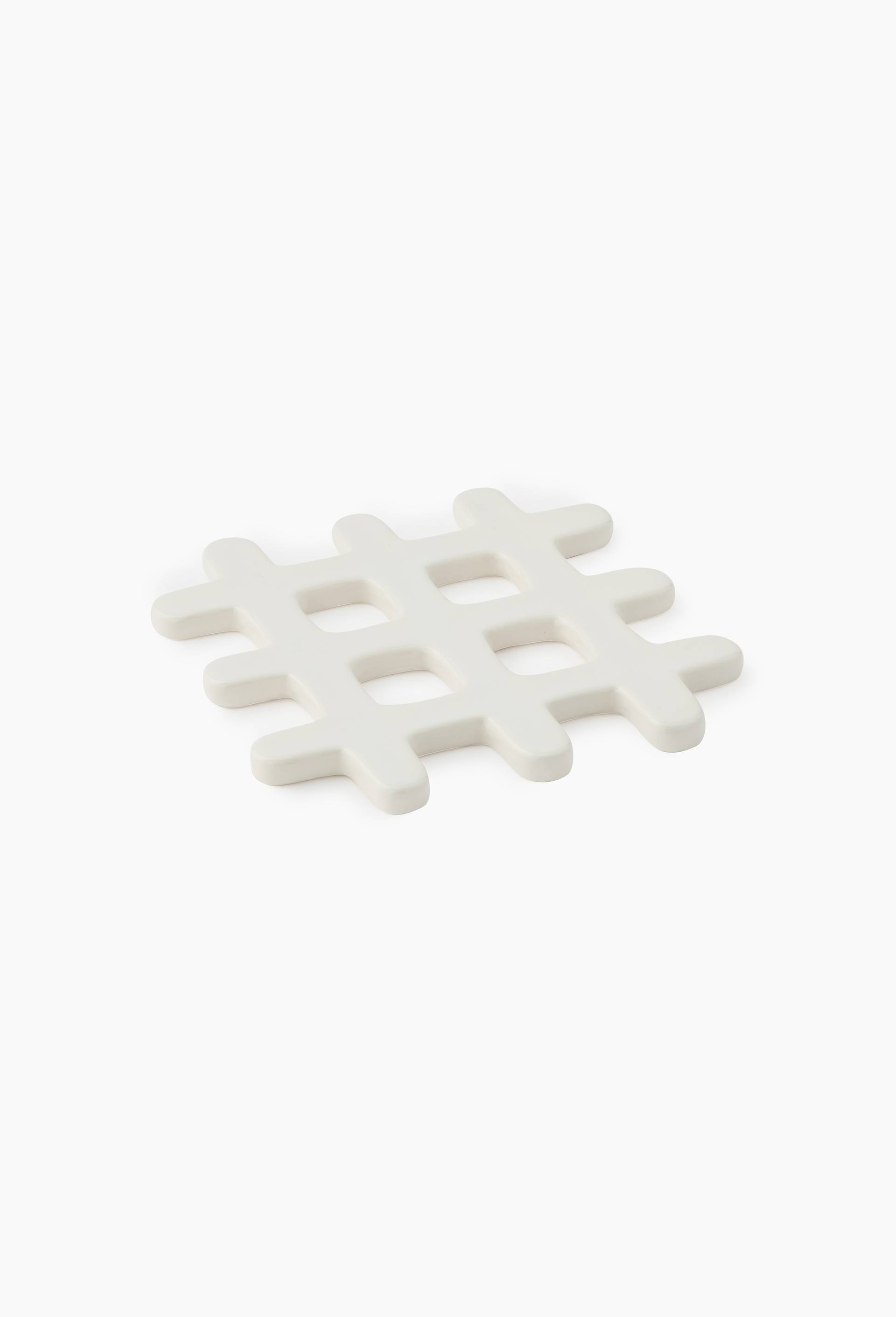 Dessous de plat, 20cm BLANC MONOPRIX