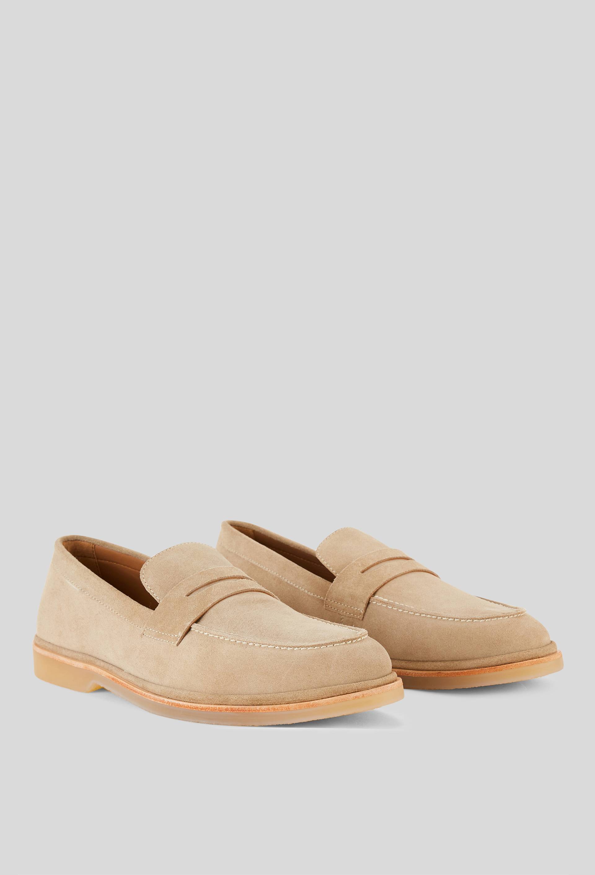 Mocassins en cuir, Brun clair, swatch image