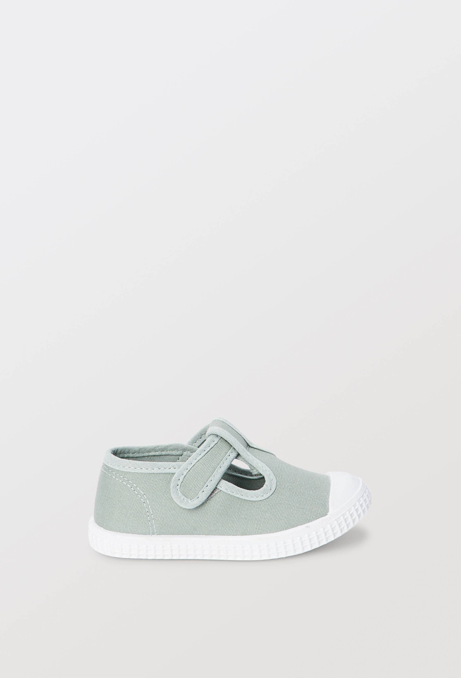 Tennis à scratch en toile, Vert, swatch image