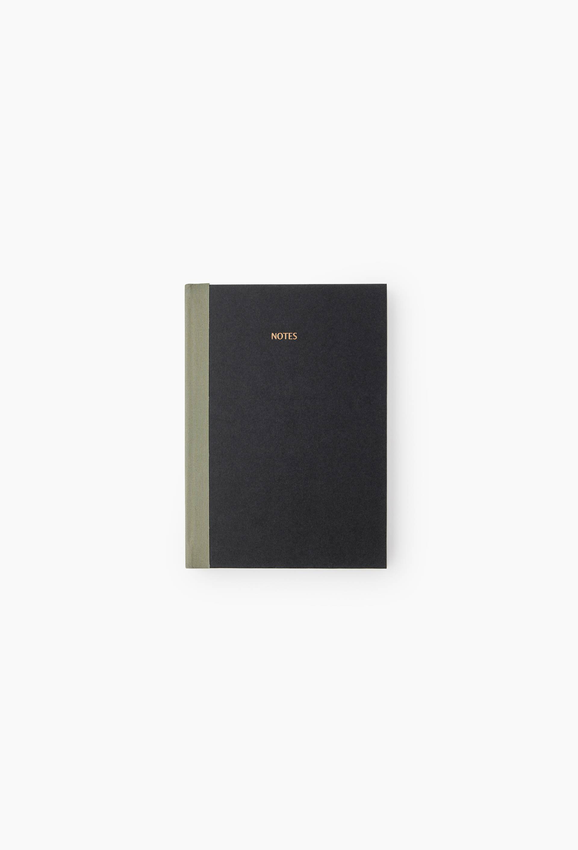 Carnet A5, lign&eacute;, 80 pages, Noir, large image number 0