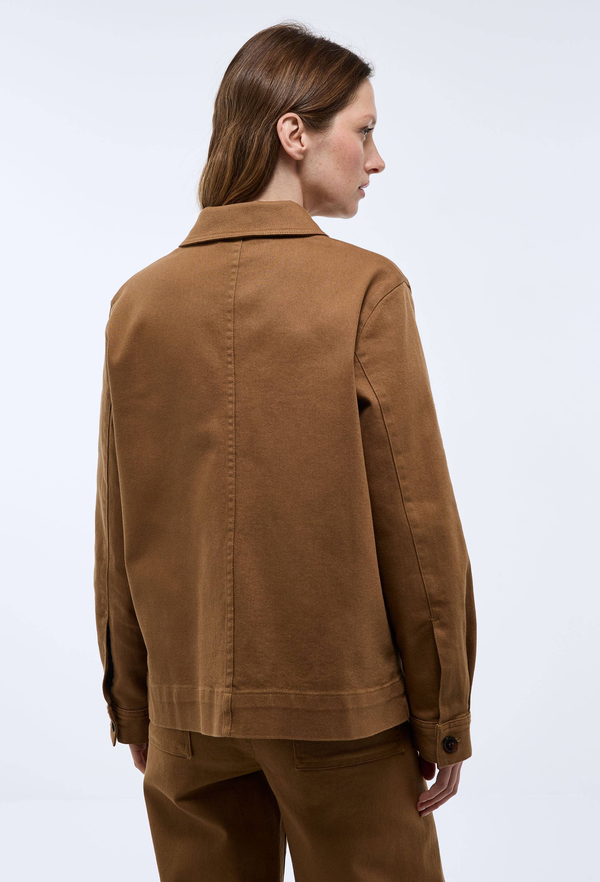 Veste courte contenant du coton, Beige, large image number 1