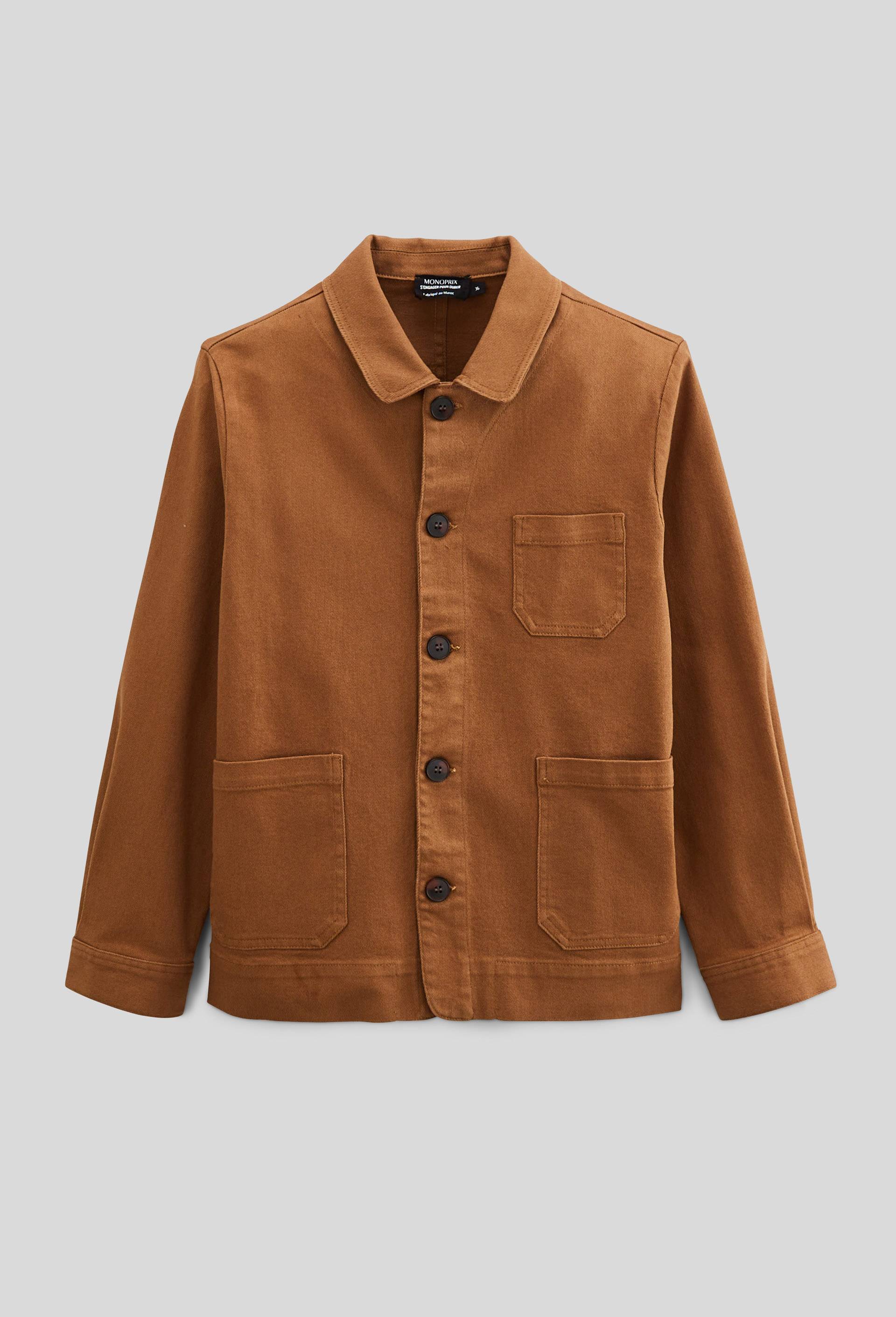 Veste courte contenant du coton, Beige, large image number 2