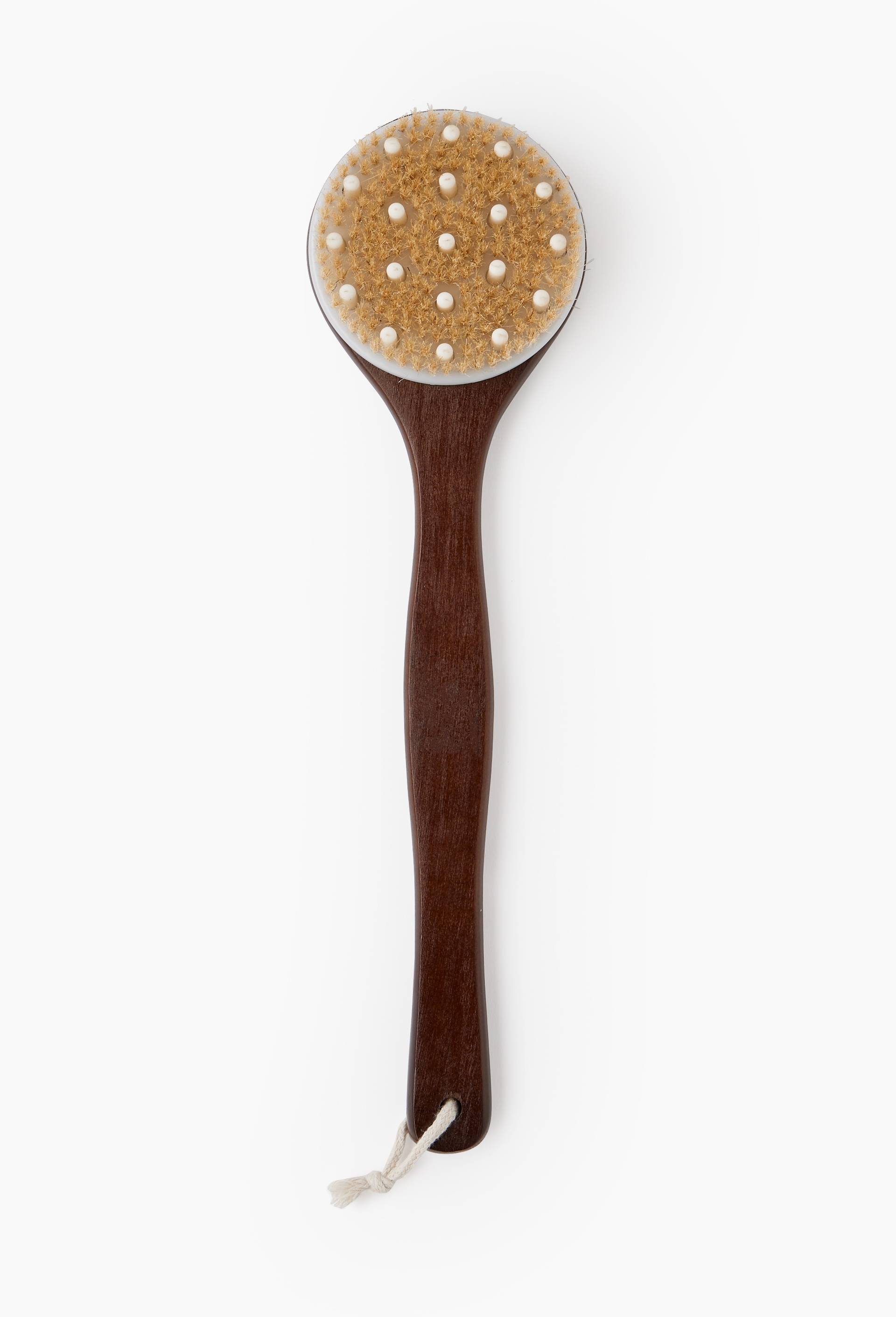 Brosse de massage pour le dos, en bambou, Beige, large image number 0.0