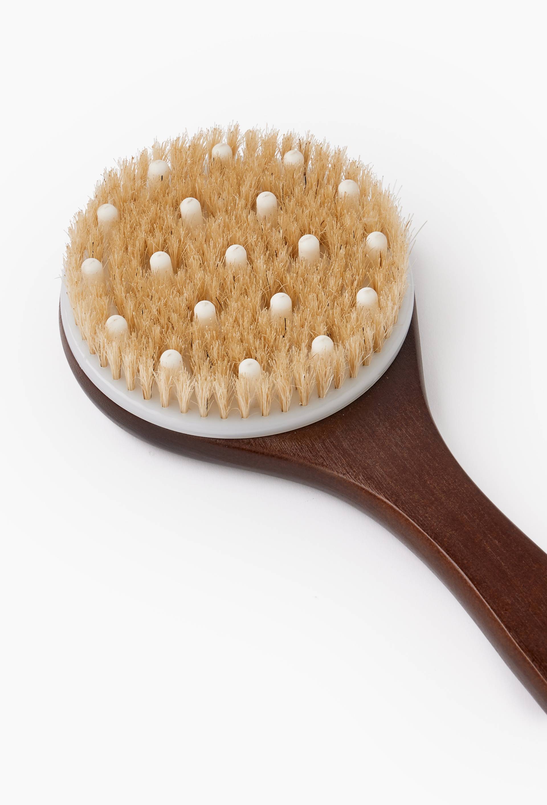 Brosse de massage pour le dos, en bambou, Beige, large image number 1