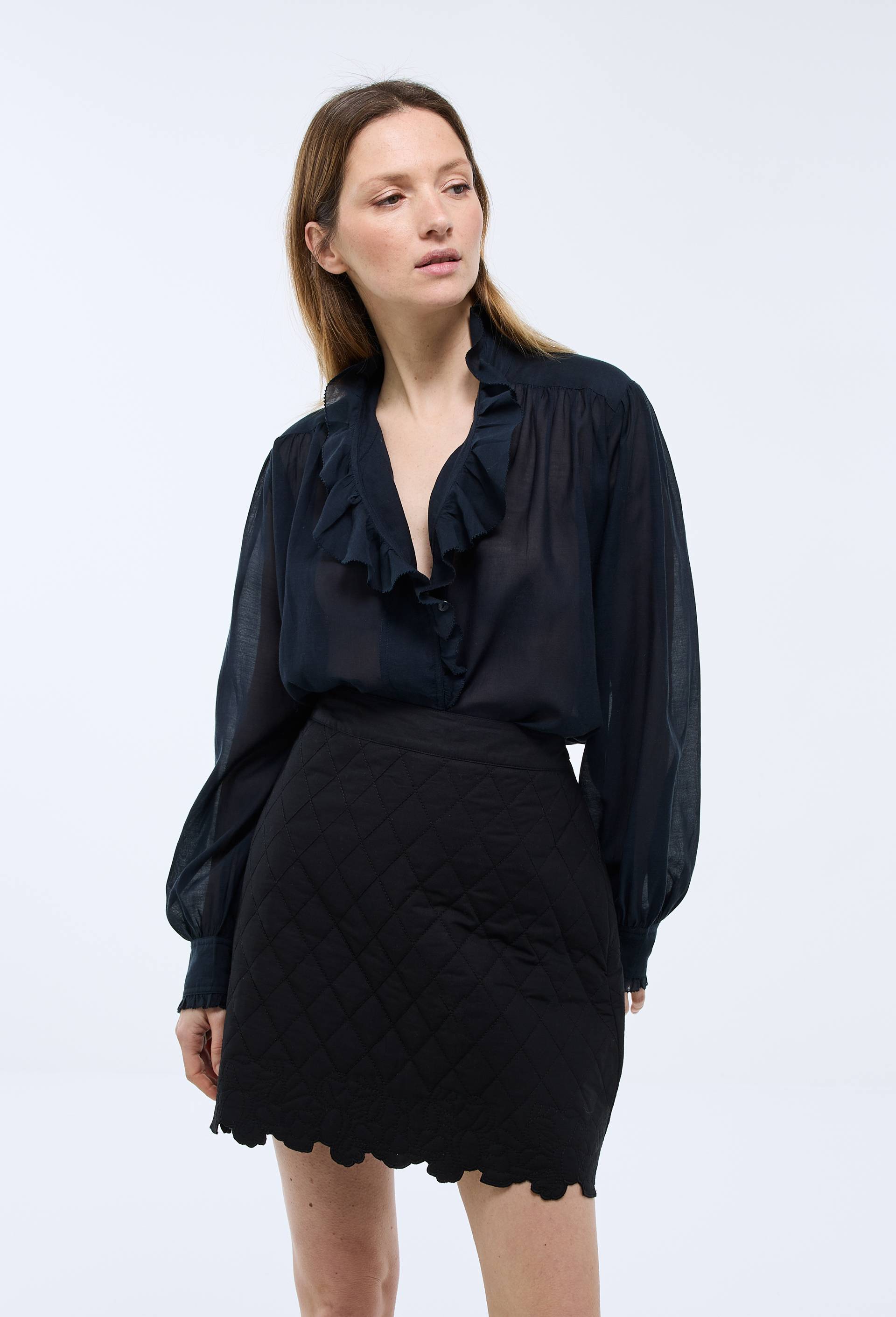 Chemisier MONOPRIX Taille 48 – Rouge, Manches Courtes, Polyester (neuf Avec étiquettes)