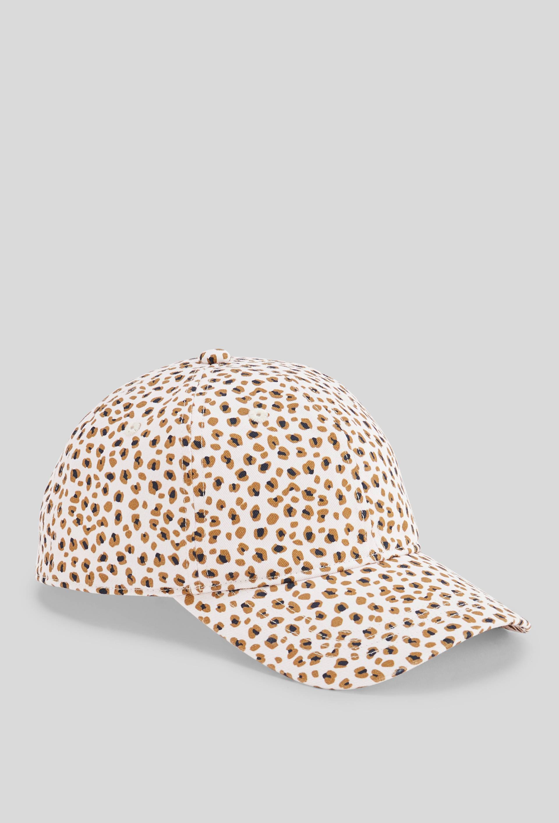 Casquette imprim&eacute;e en coton, Beige clair, large image number 0