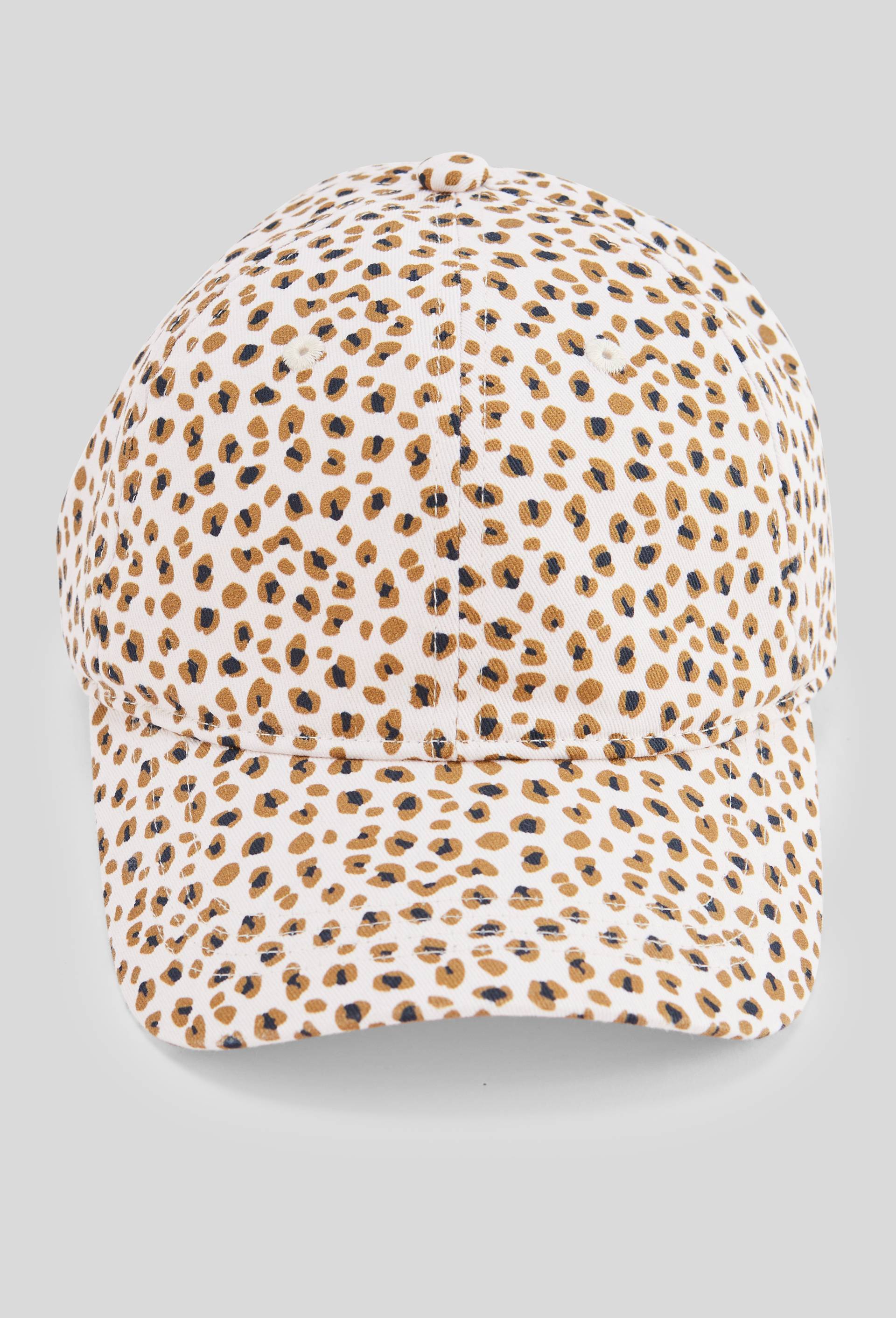 Casquette imprim&eacute;e en coton, Beige clair, large image number 2