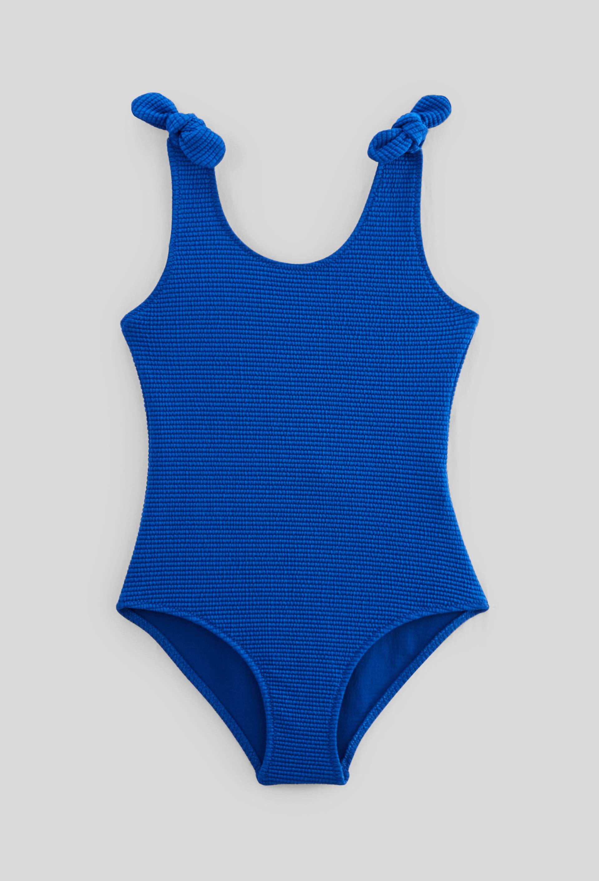 Maillot de bain 1 pi&egrave;ce uni, Bleu, large image number 0.0