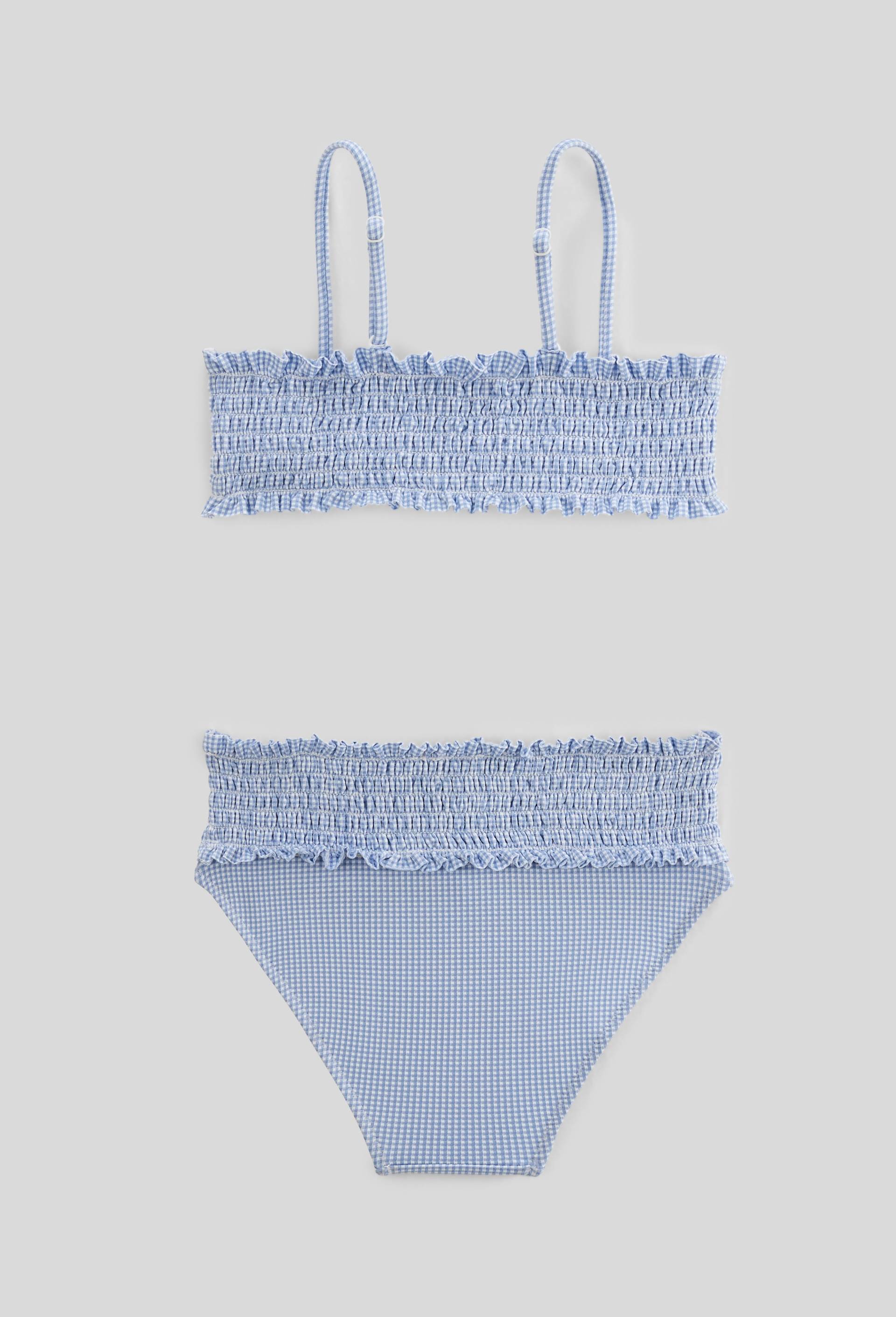 Maillot de bain 2 pi&egrave;ces imprim&eacute;, Bleu clair, large image number 1.0
