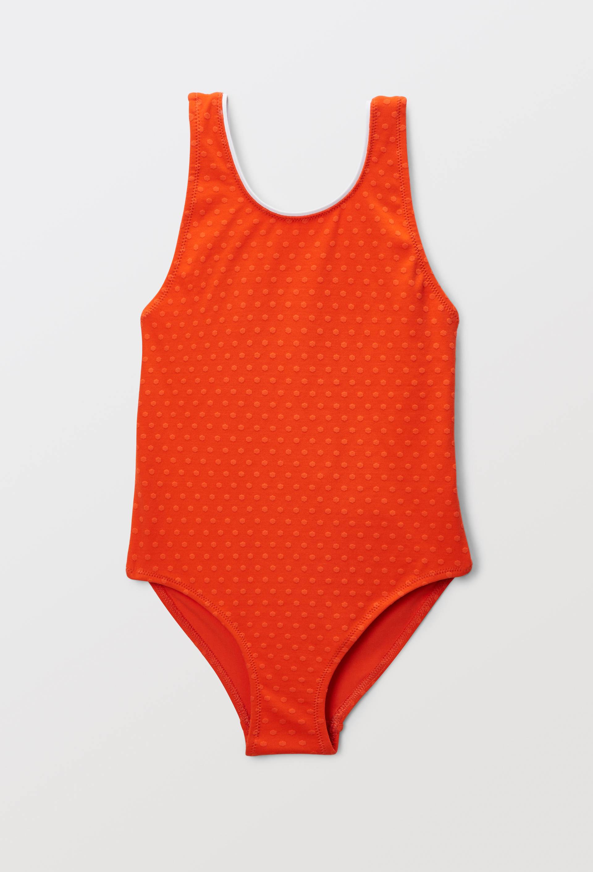 Maillot de bain 1 pi&egrave;ce imprim&eacute;, Orange, large image number 0