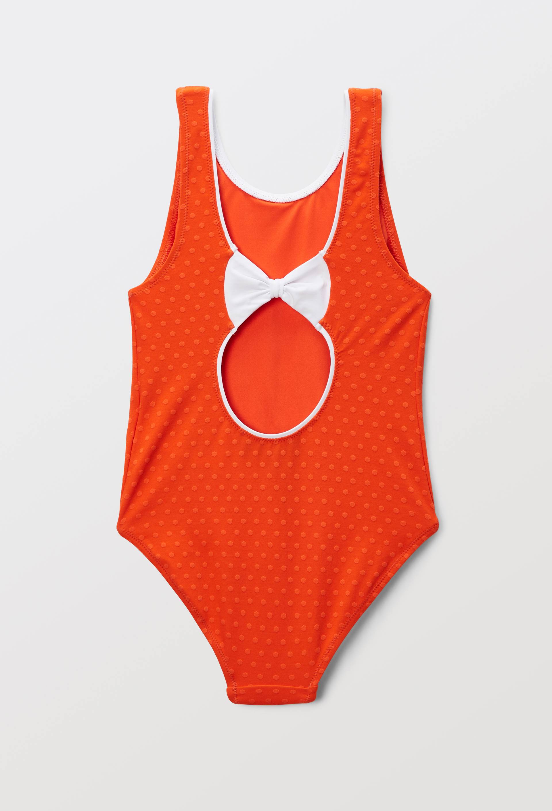 Maillot de bain 1 pi&egrave;ce imprim&eacute;, Orange, large image number 1.0