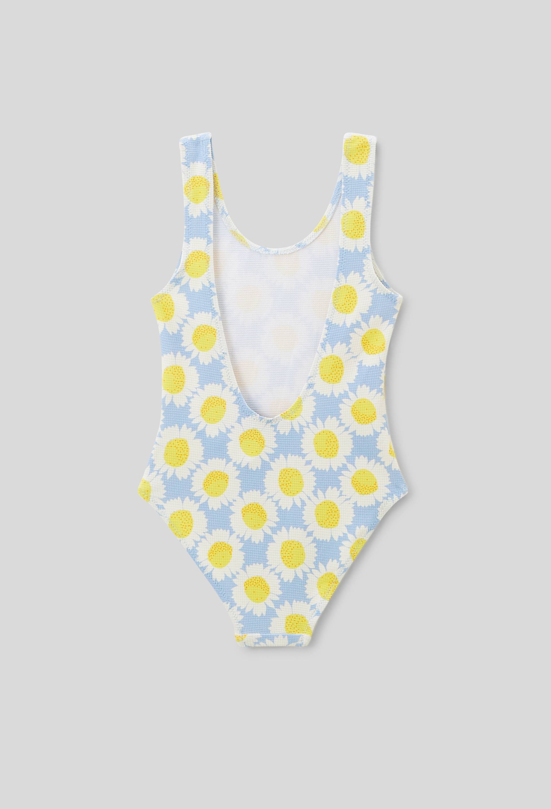 Maillot de bain 1 pi&egrave;ce imprim&eacute;, Bleu clair, large image number 1.0