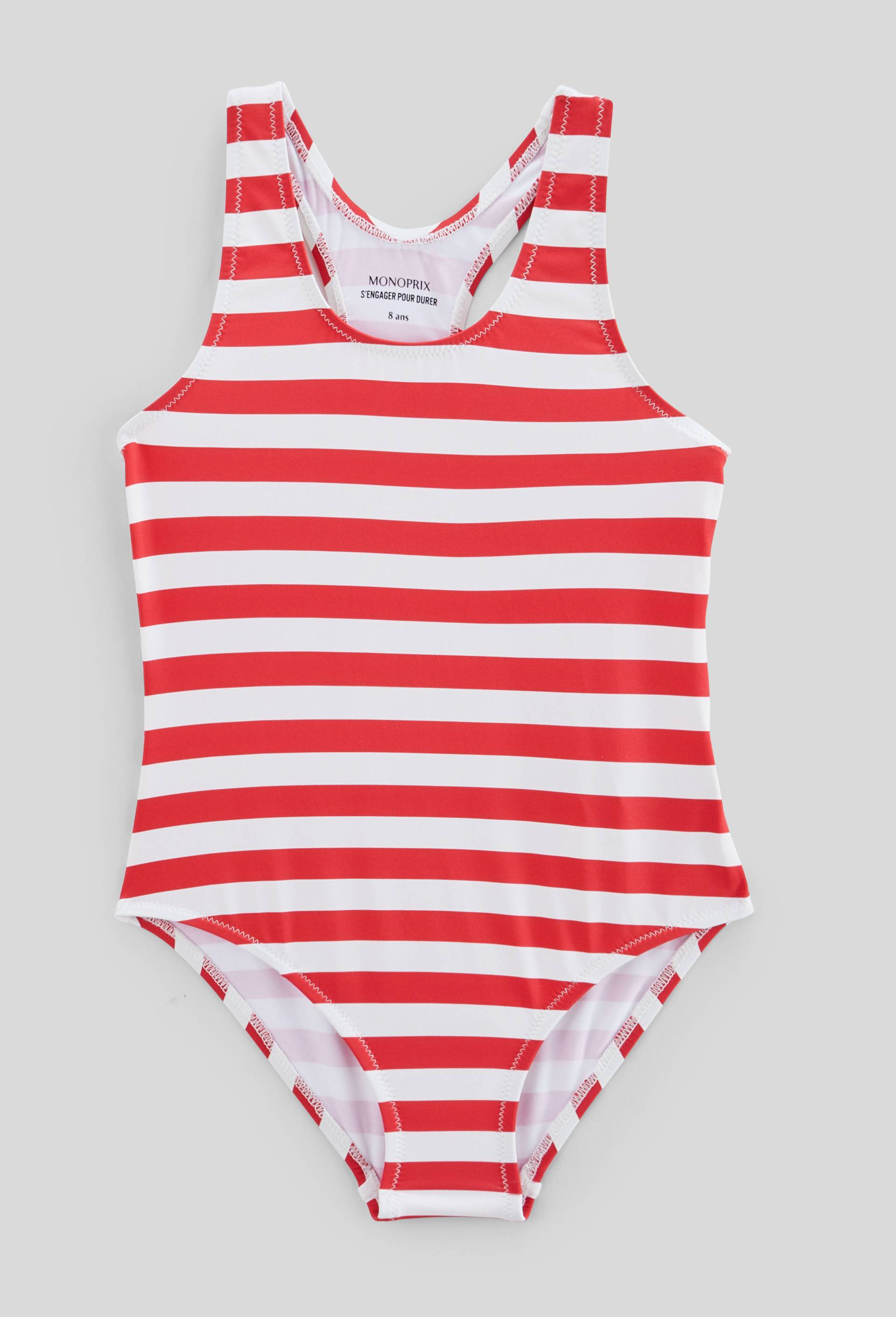 Maillot de bain 1 pi&egrave;ce imprim&eacute;, Rouge, large image number 0