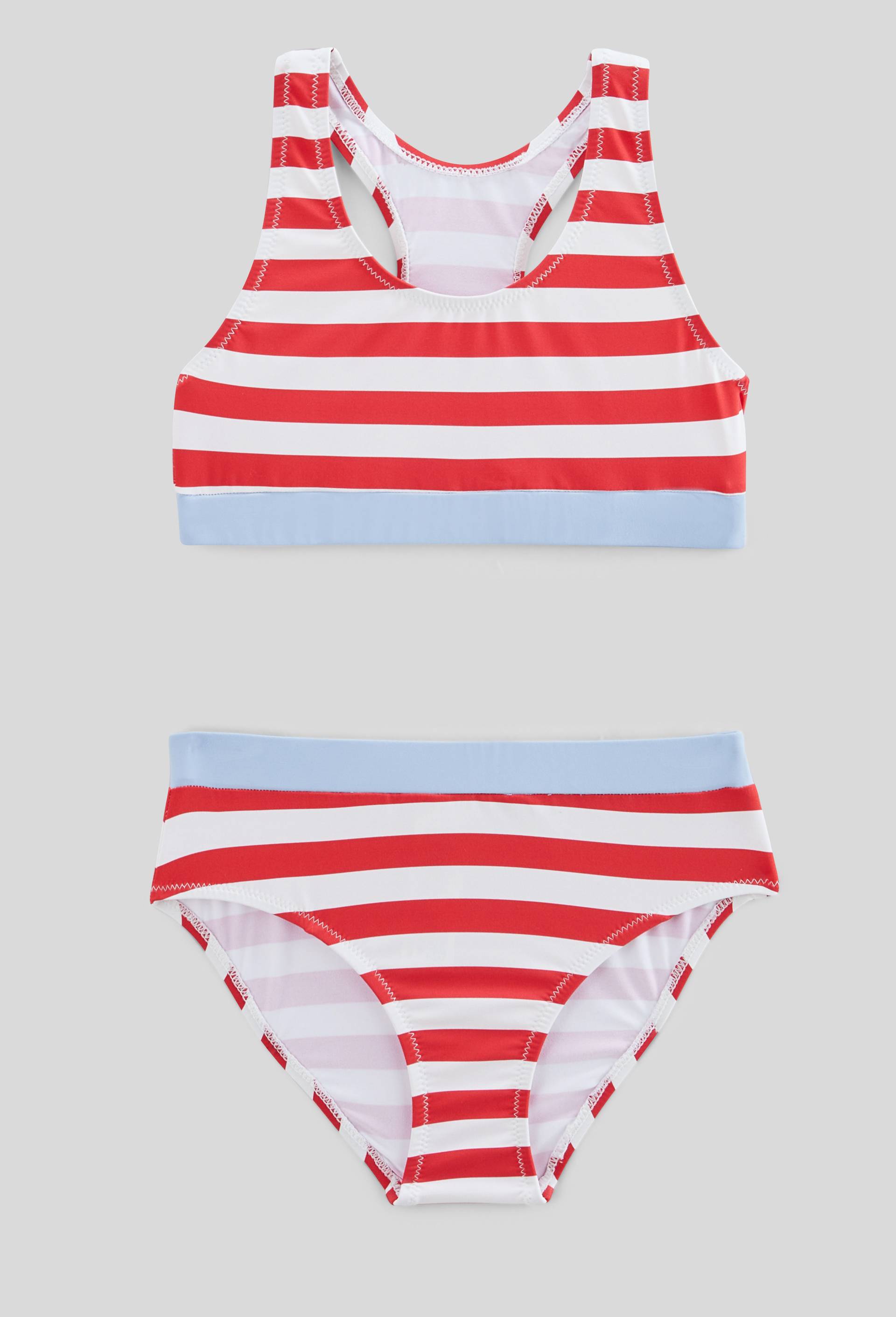 Maillot de bain 2 pi&egrave;ces imprim&eacute;, Rouge, large image number 0
