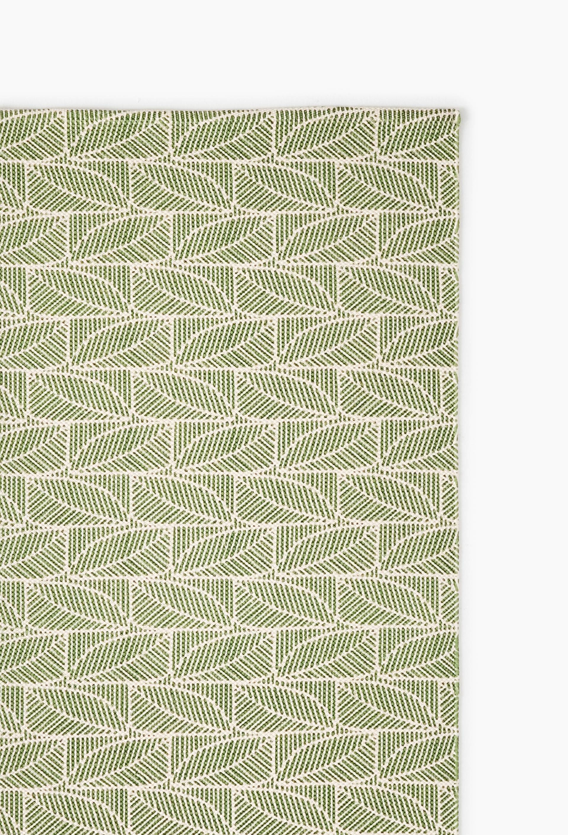 Tapis imprimé, 60x140cm, 100% coton, Vert, large image number 1