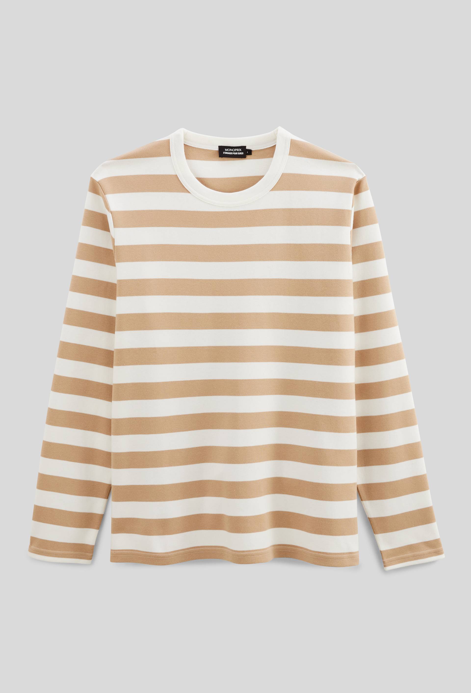 Marini&egrave;re en coton GOTS, Beige, large image number 2