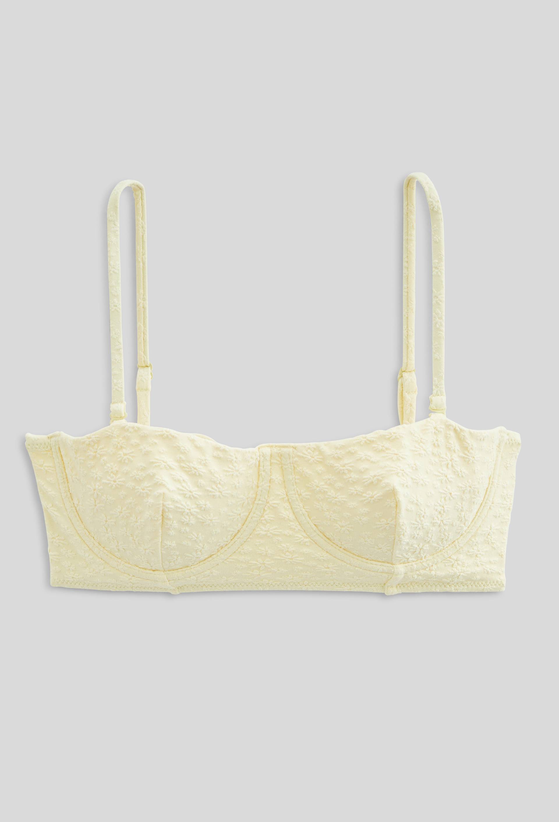 Haut de maillot de bain PIANA, Jaune clair, large image number 2