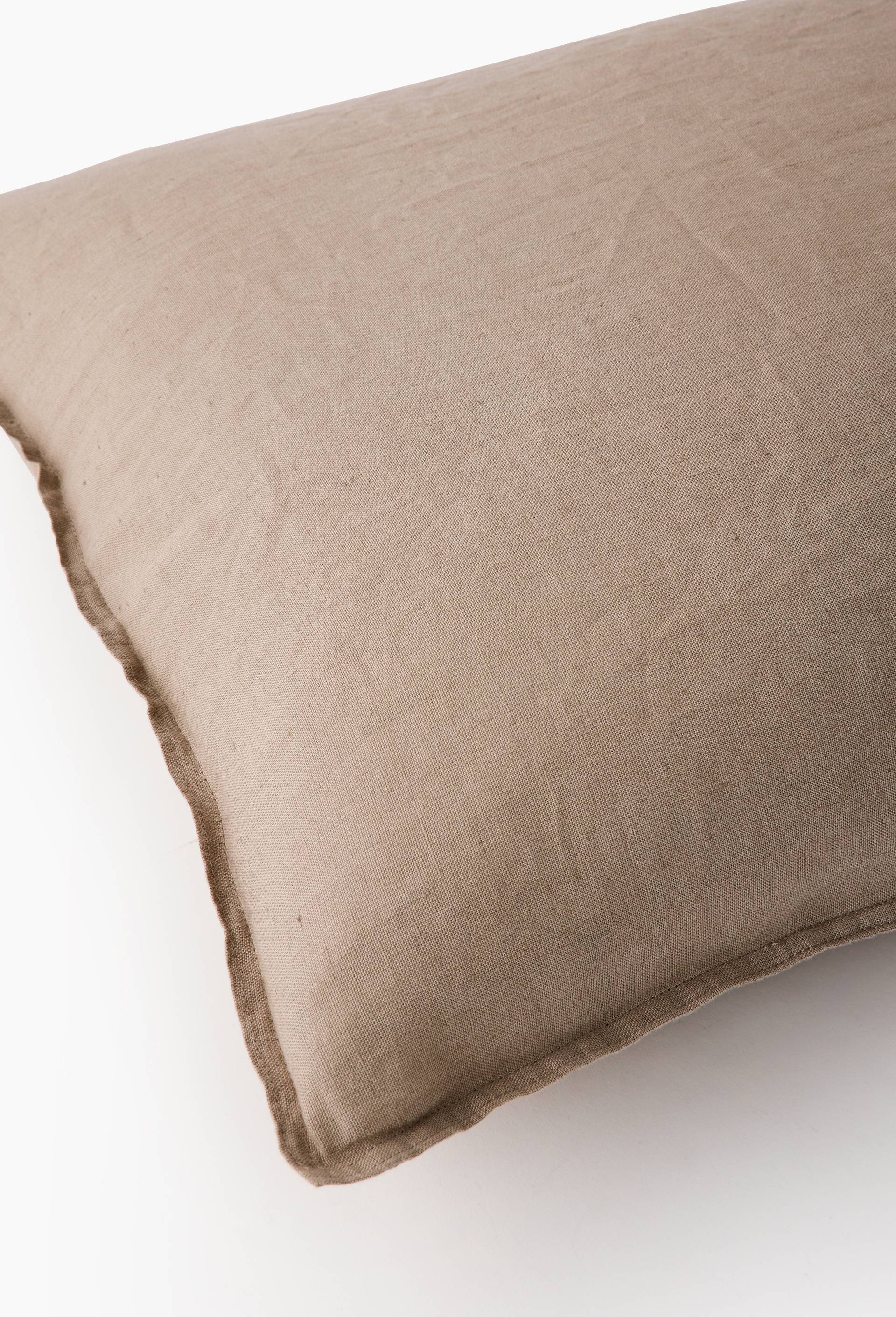 Taie d'oreiller, 100% lin, Gris, large image number 3.0