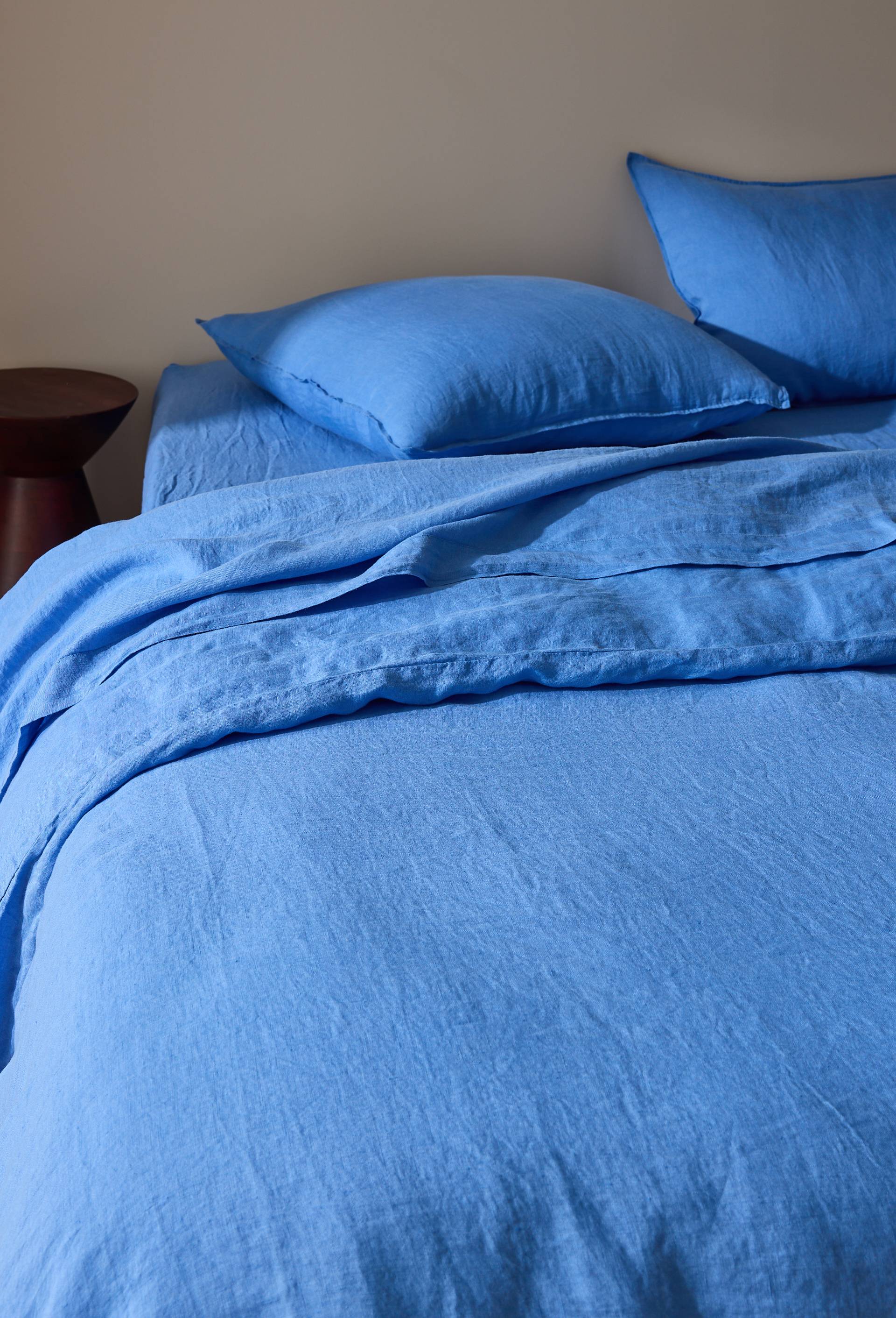 Housse de couette, 100% lin, Bleu, large image number 0