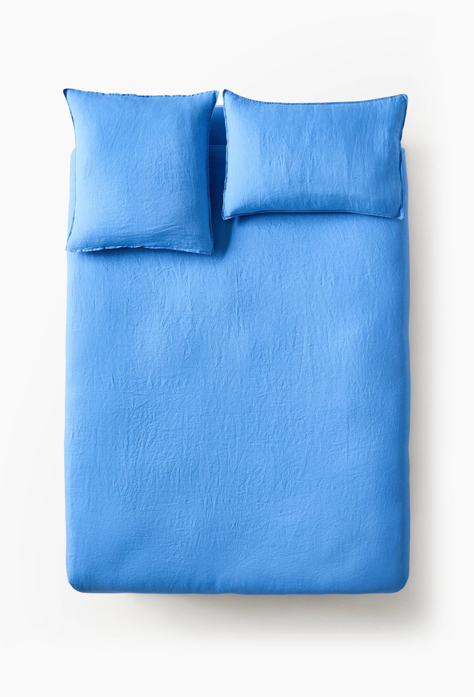 Housse de couette, 100% lin, Bleu, large image number 1