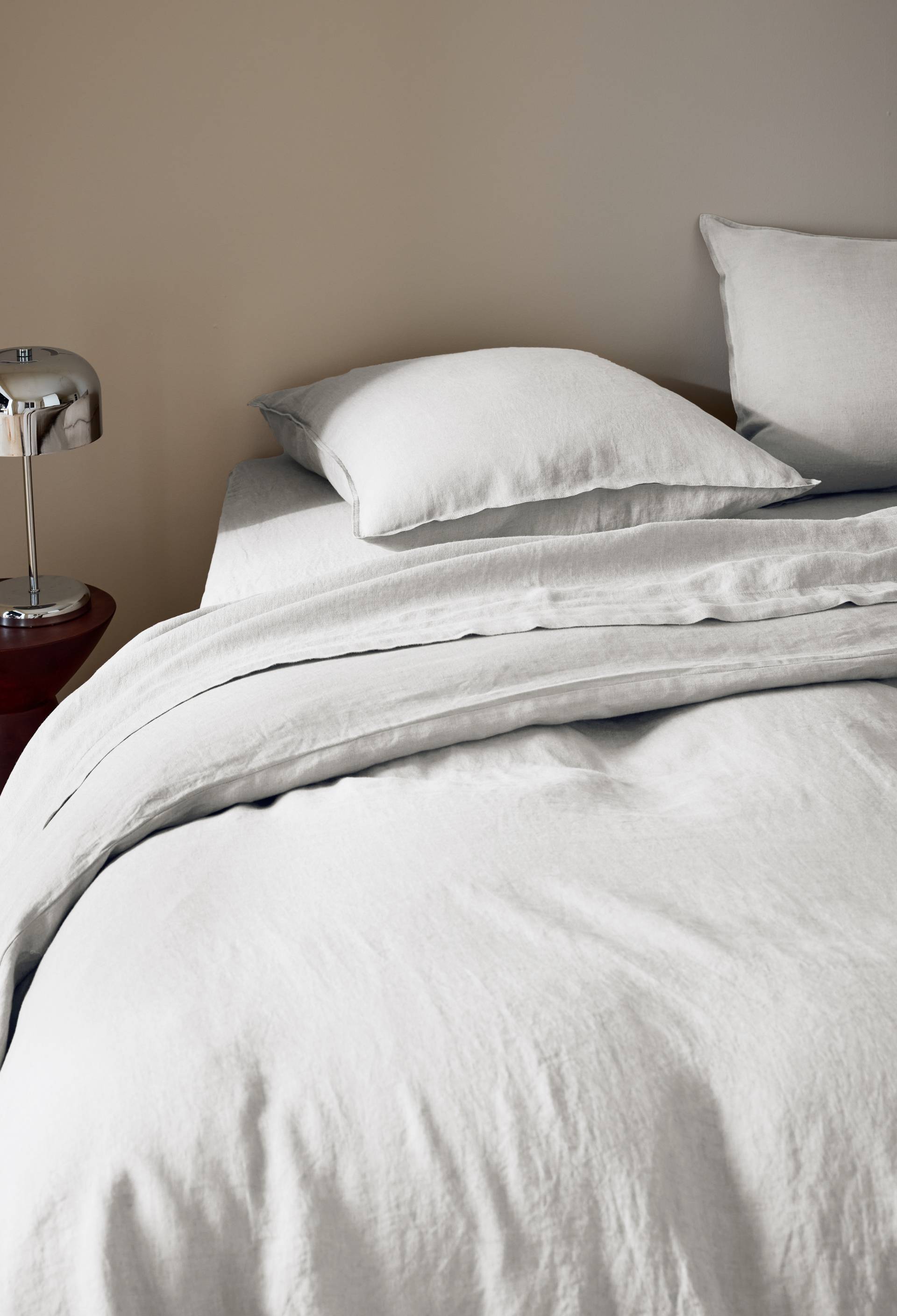 Housse de couette, 100% lin, Blanc, swatch image