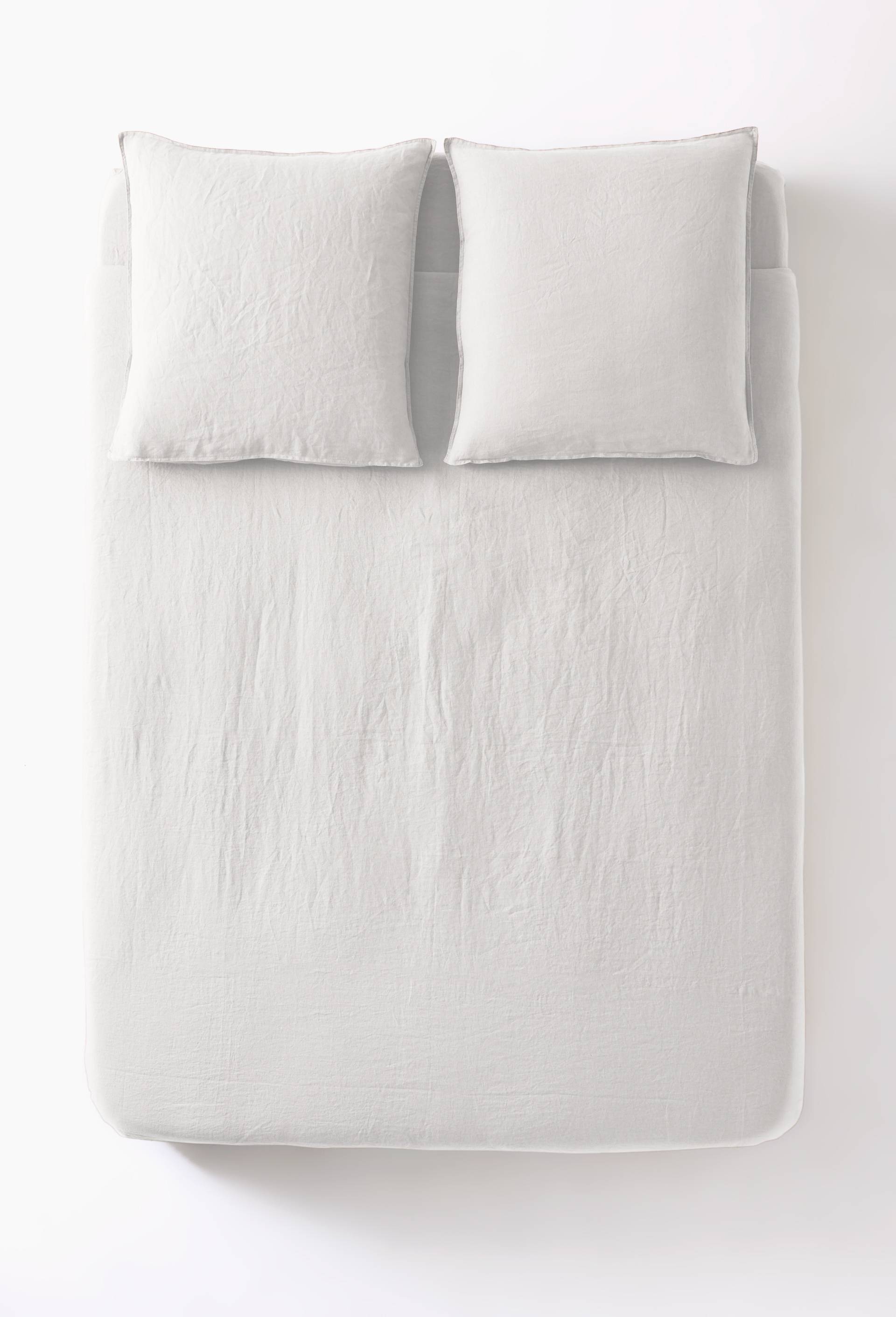 Housse de couette, 100% lin, Blanc, large image number 1