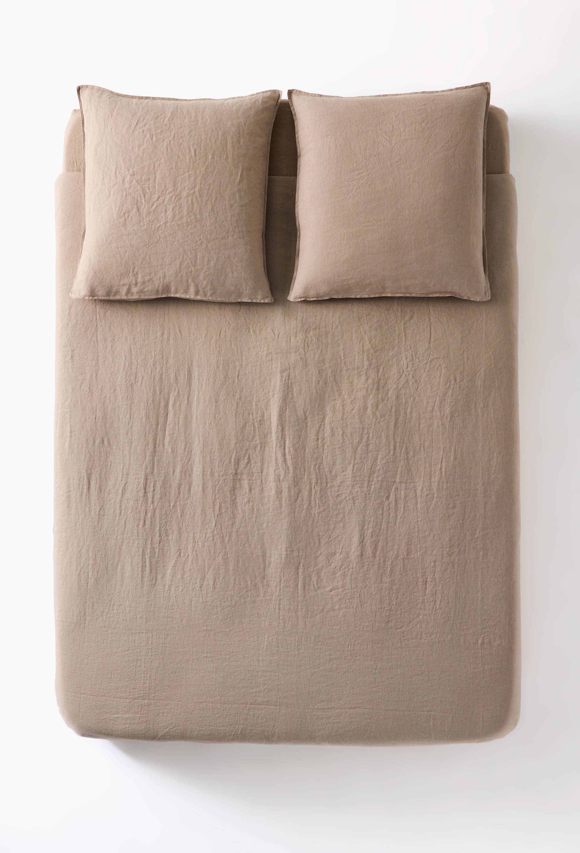 Housse de couette, 100% lin, Gris, large