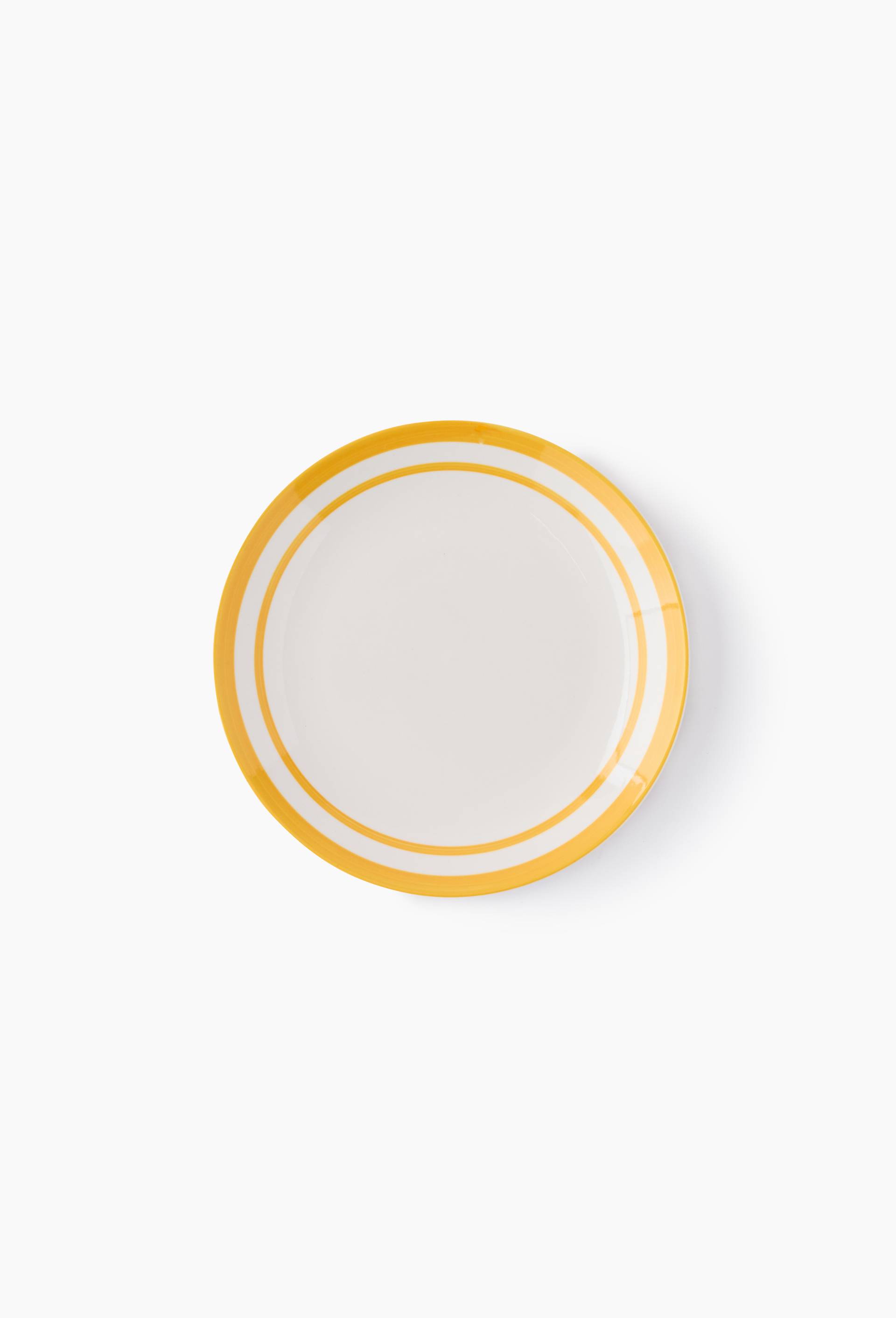 Assiette &agrave; dessert finition liser&eacute;, 15cm, Orange, large image number 0