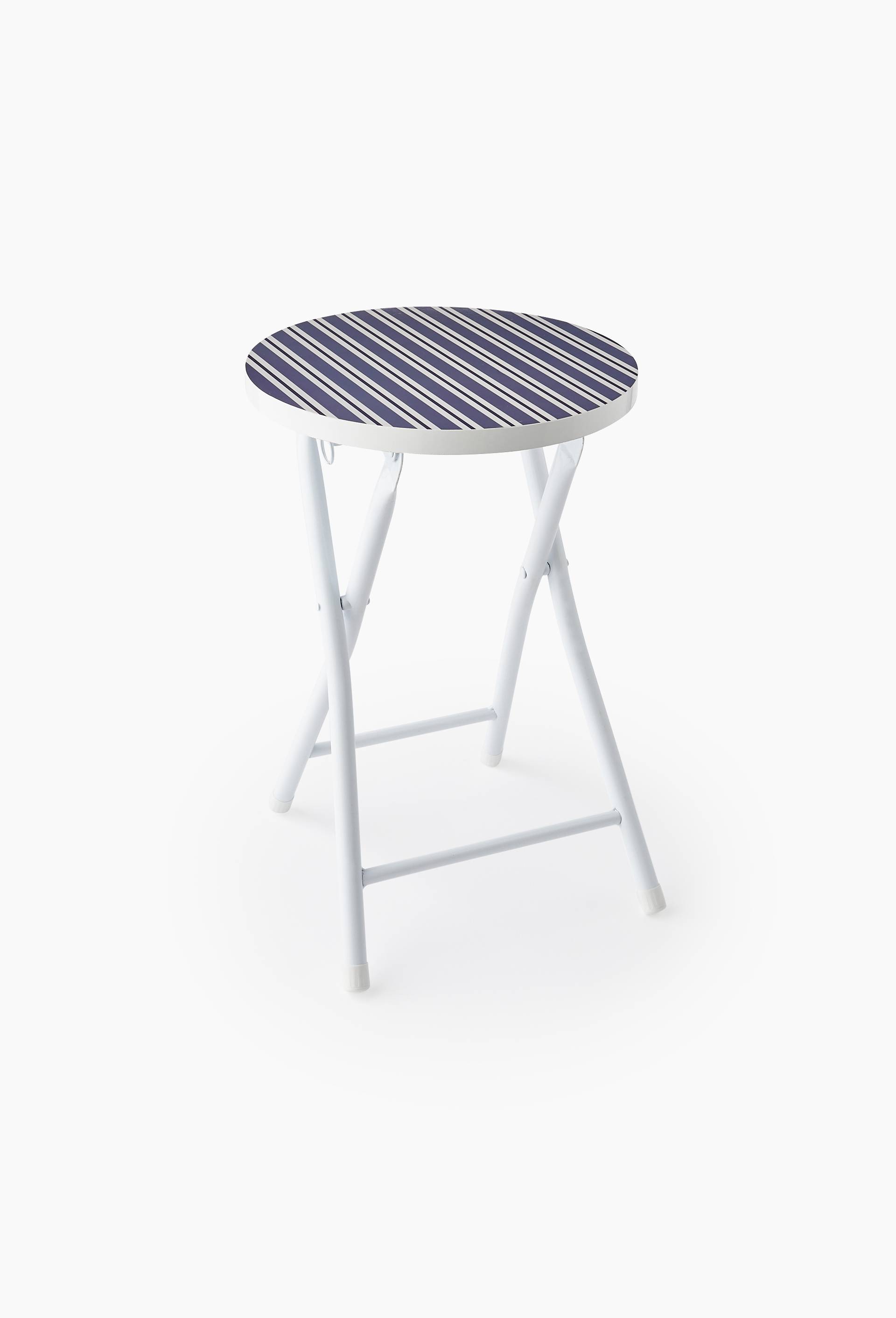 Tabouret pliable, 30x30x45 cm, en MDF, Beige clair, large image number 0