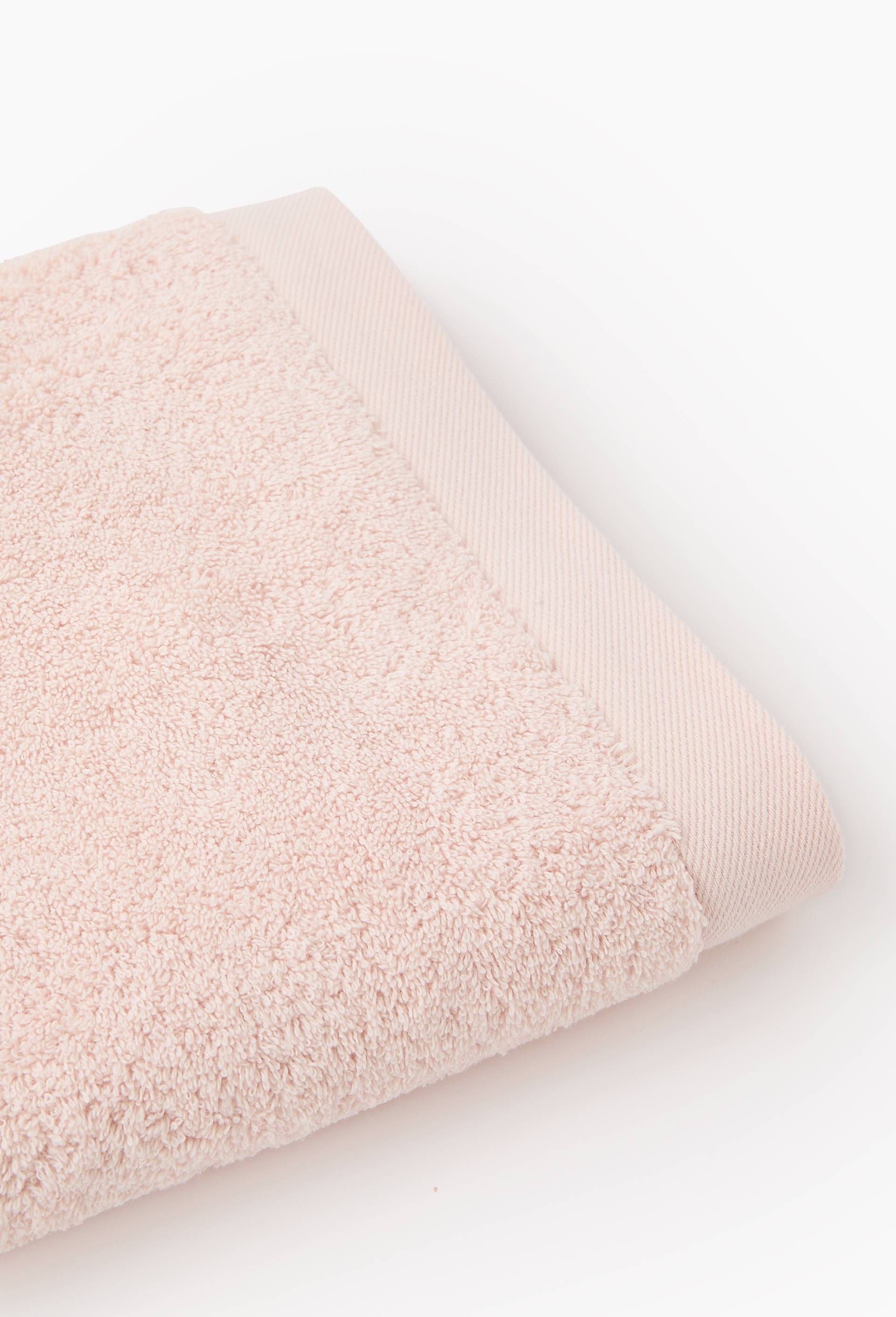 Serviette de bain unie, en coton BIO GOTS, Rose clair, large image number 1.0