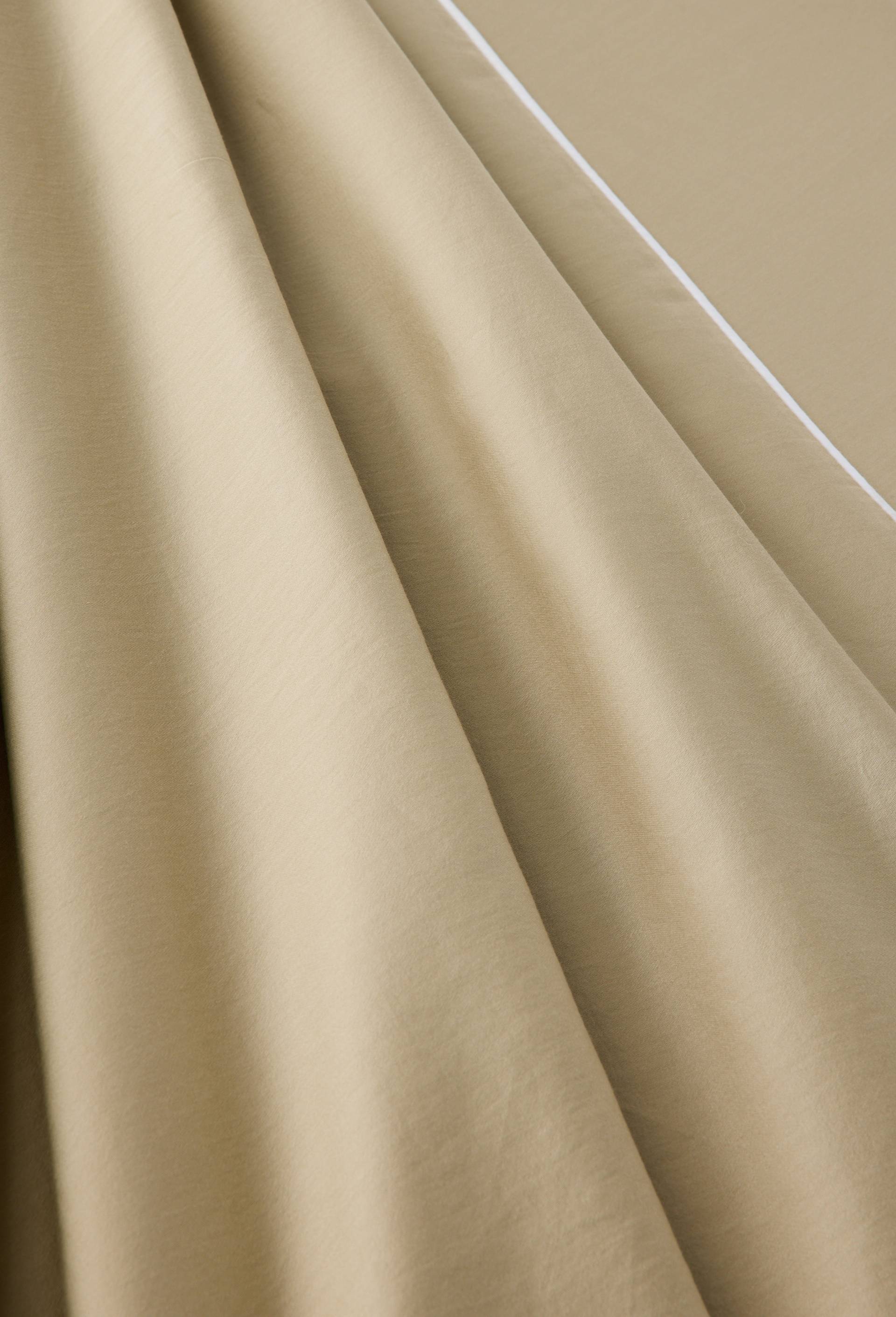 Housse de couette, satin de coton bio, Beige clair, large image number 2