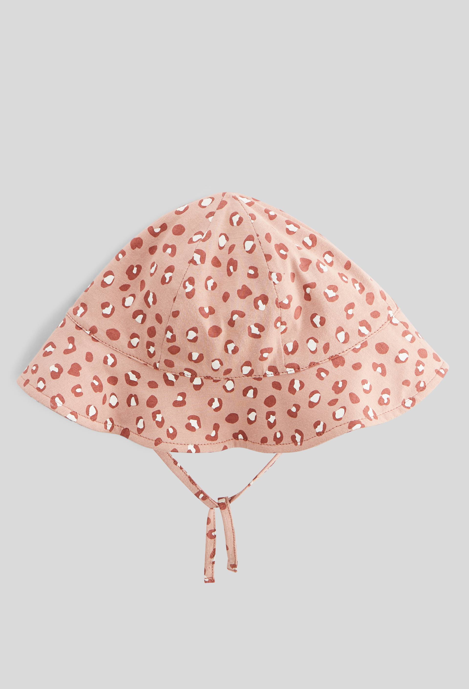 Cloche imprim&eacute; l&eacute;opard contenant du coton, Rose, large image number 0