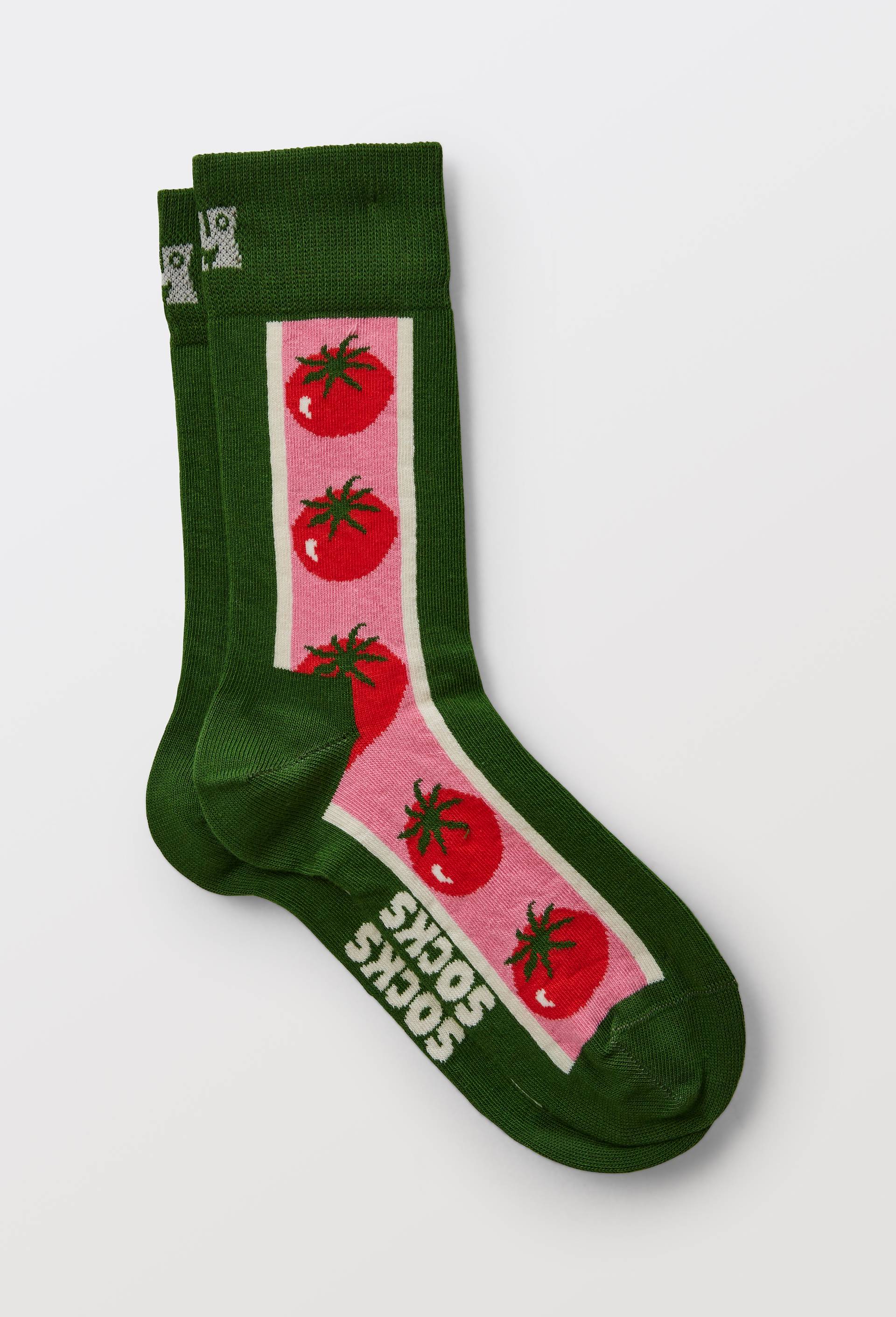 Paire de chaussettes fantaisie en coton HAPPY SOCKS, Vert fonc&eacute;, large image number 0