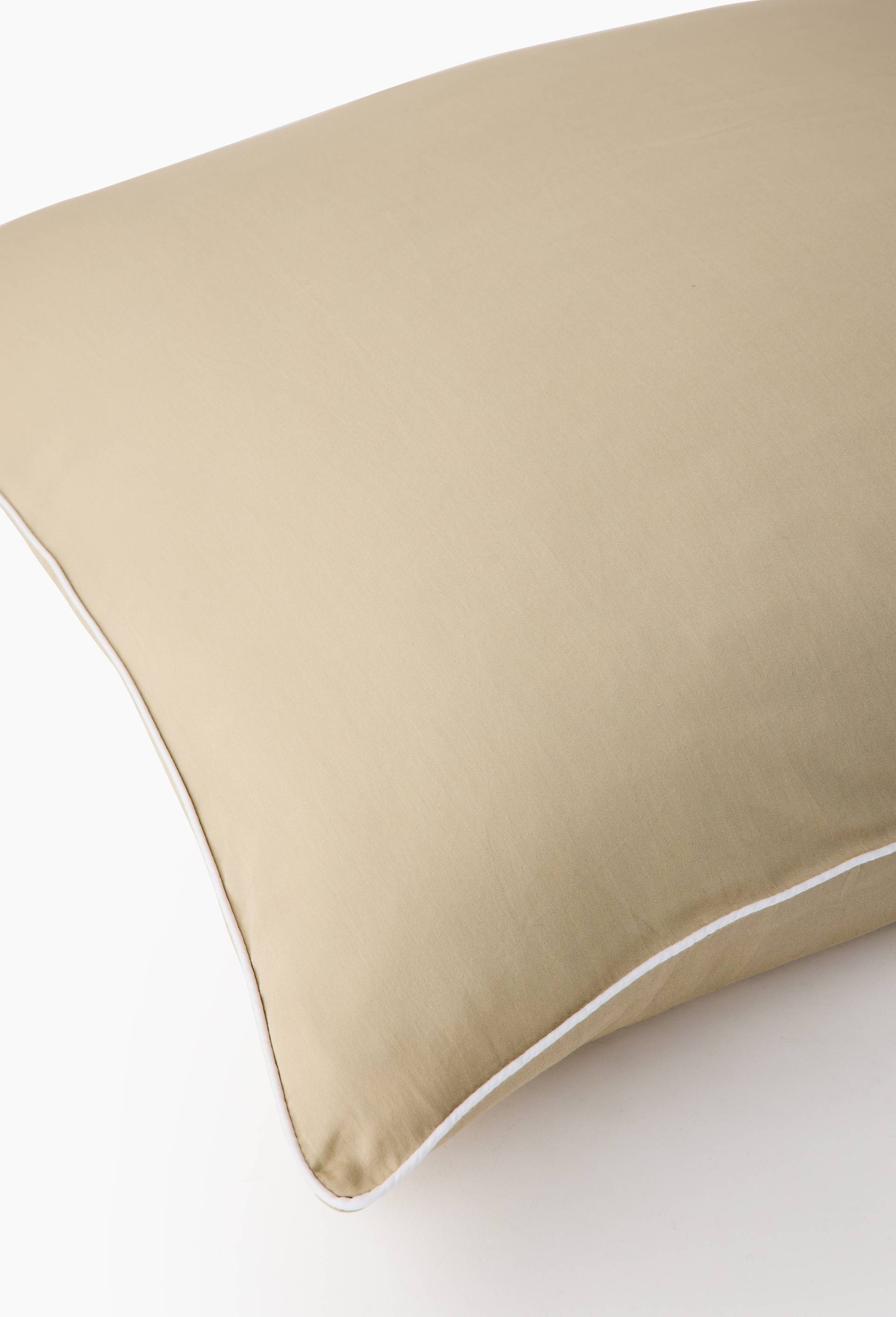 Taie d'oreiller, satin de coton bio GOTS, Beige clair, large image number 3