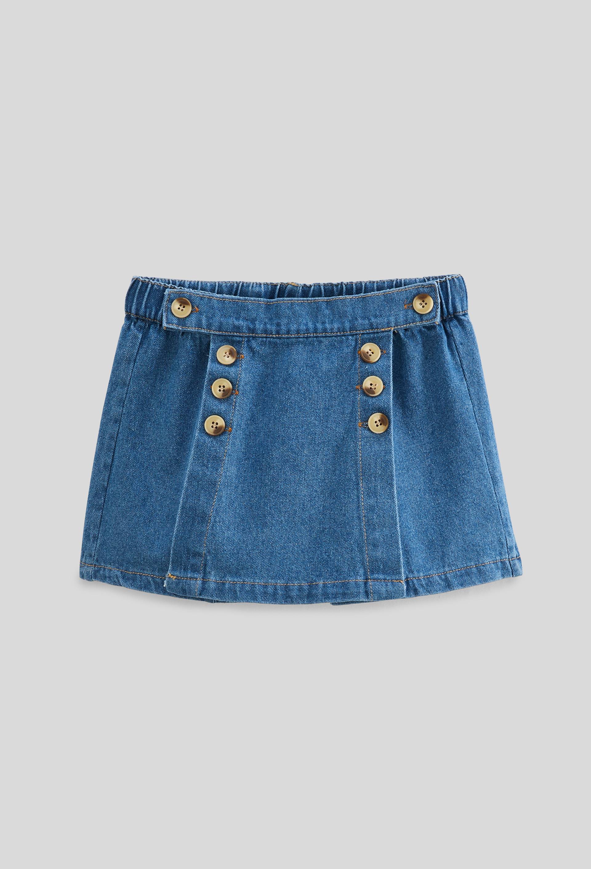 Jupe short en jean, Bleu clair, large image number 0