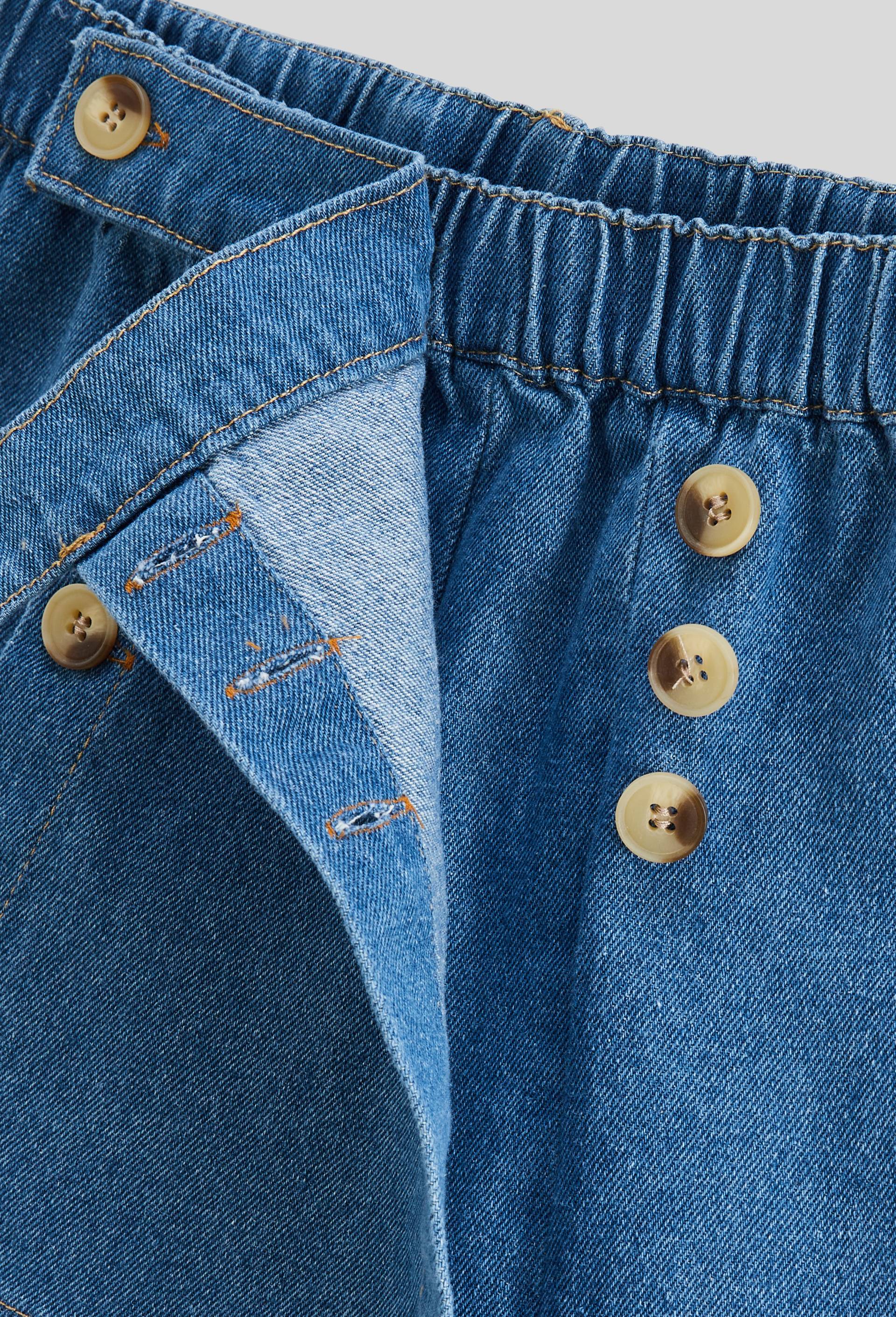 Jupe short en jean, Bleu clair, large image number 2.0