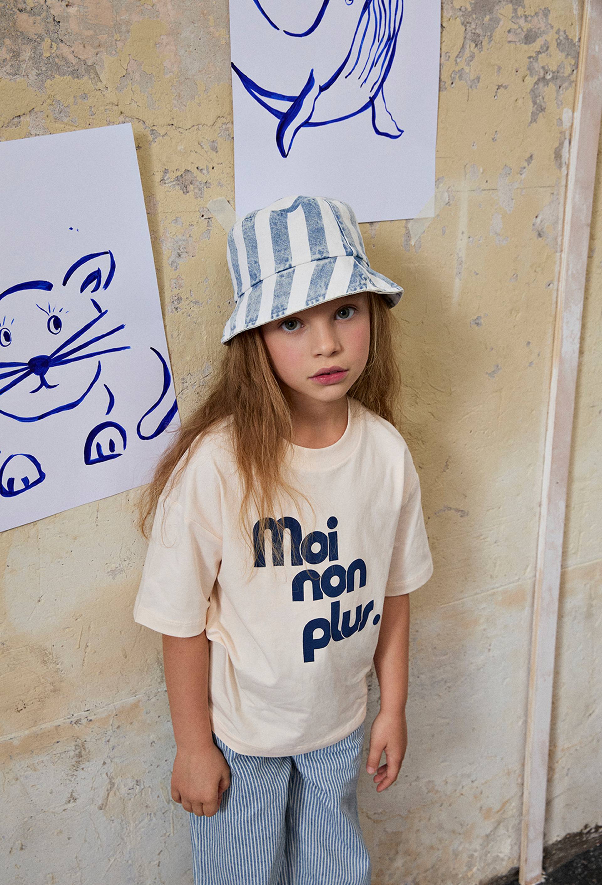 T-shirt imprim&eacute; en coton BIO, Beige clair, large image number 1.0